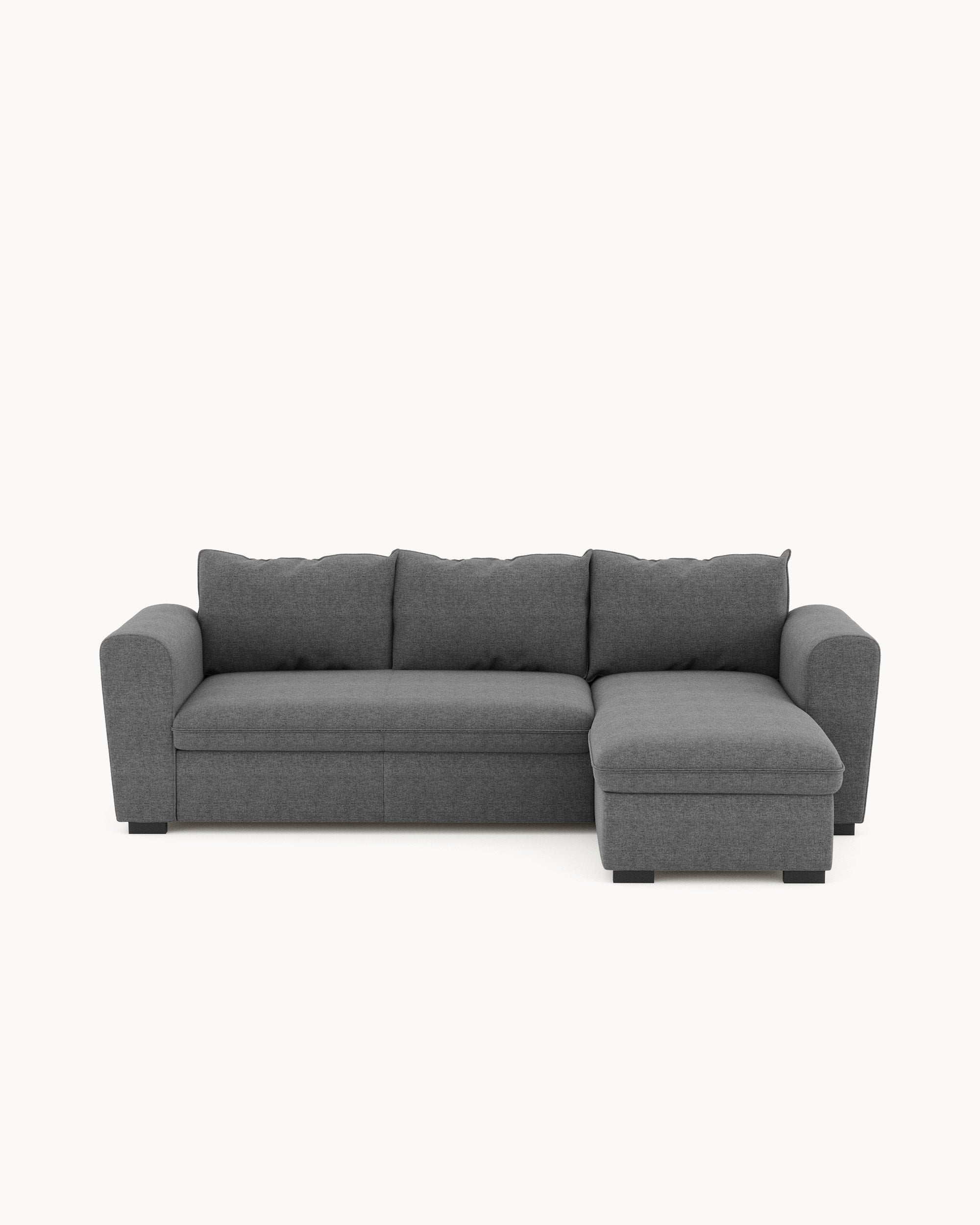 Sofá chaise longue reversible ASTY con cama y arcón