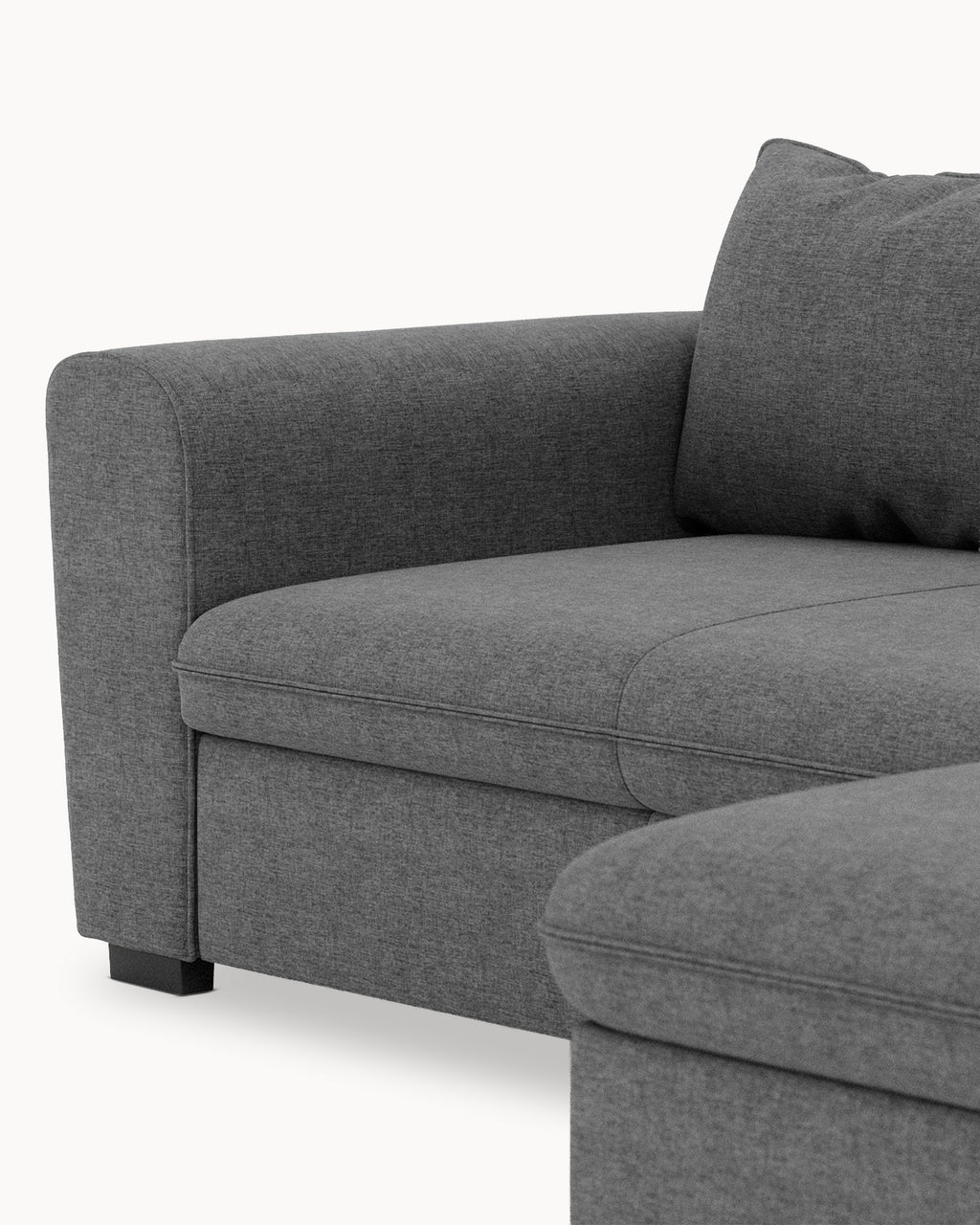 Sofá chaise longue reversible ASTY con cama y arcón