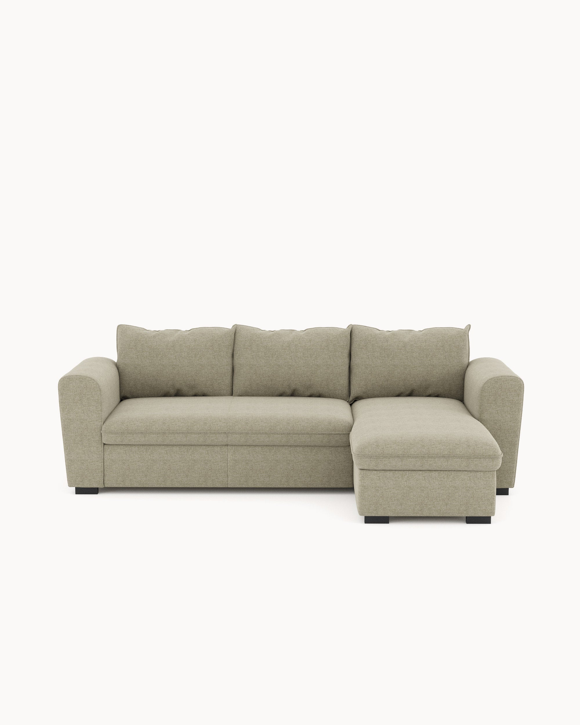 ASTY reversible chaise longue sofa bed with storage box