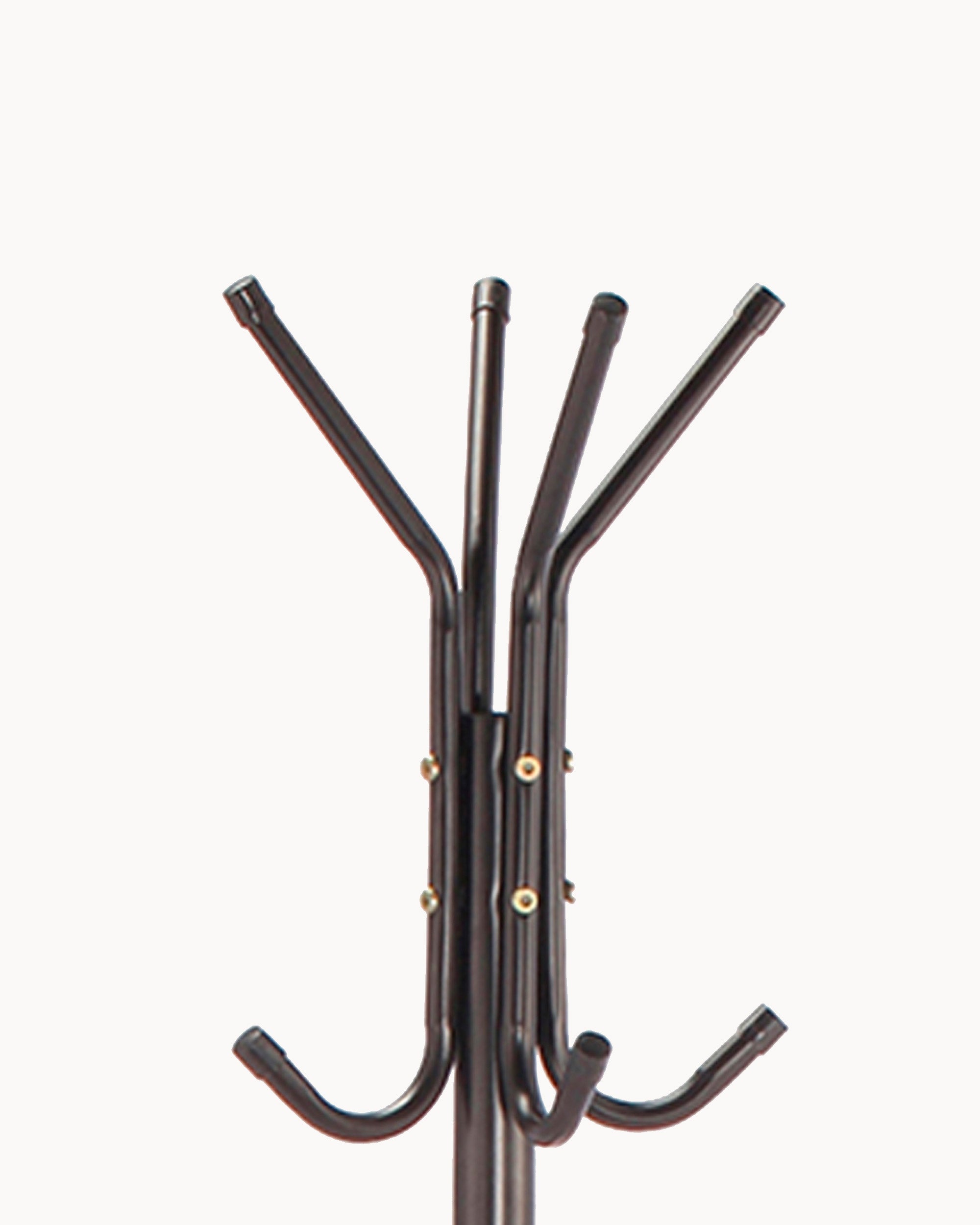 Freestanding coat rack with 8 hooks