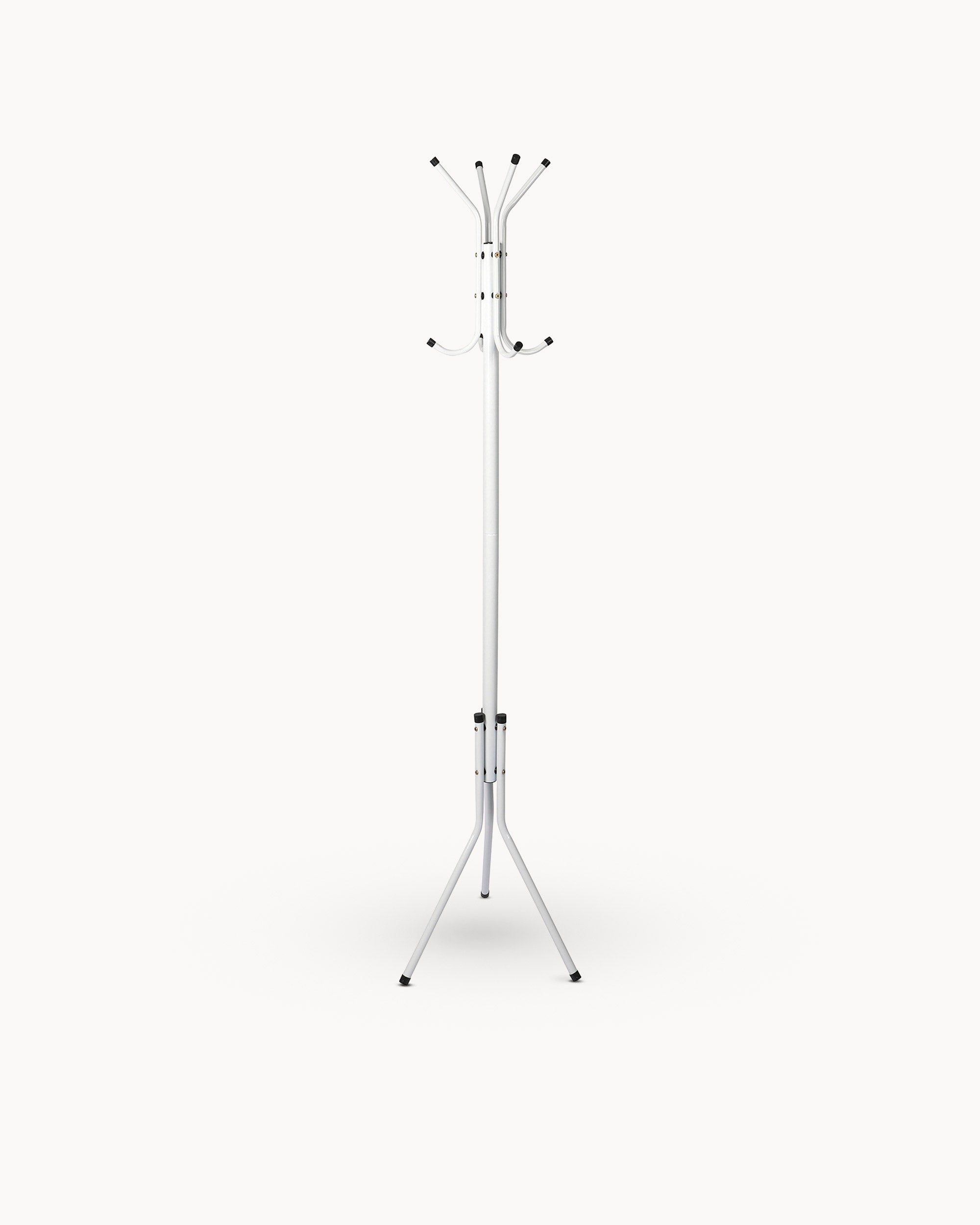Freestanding coat rack with 8 hooks
