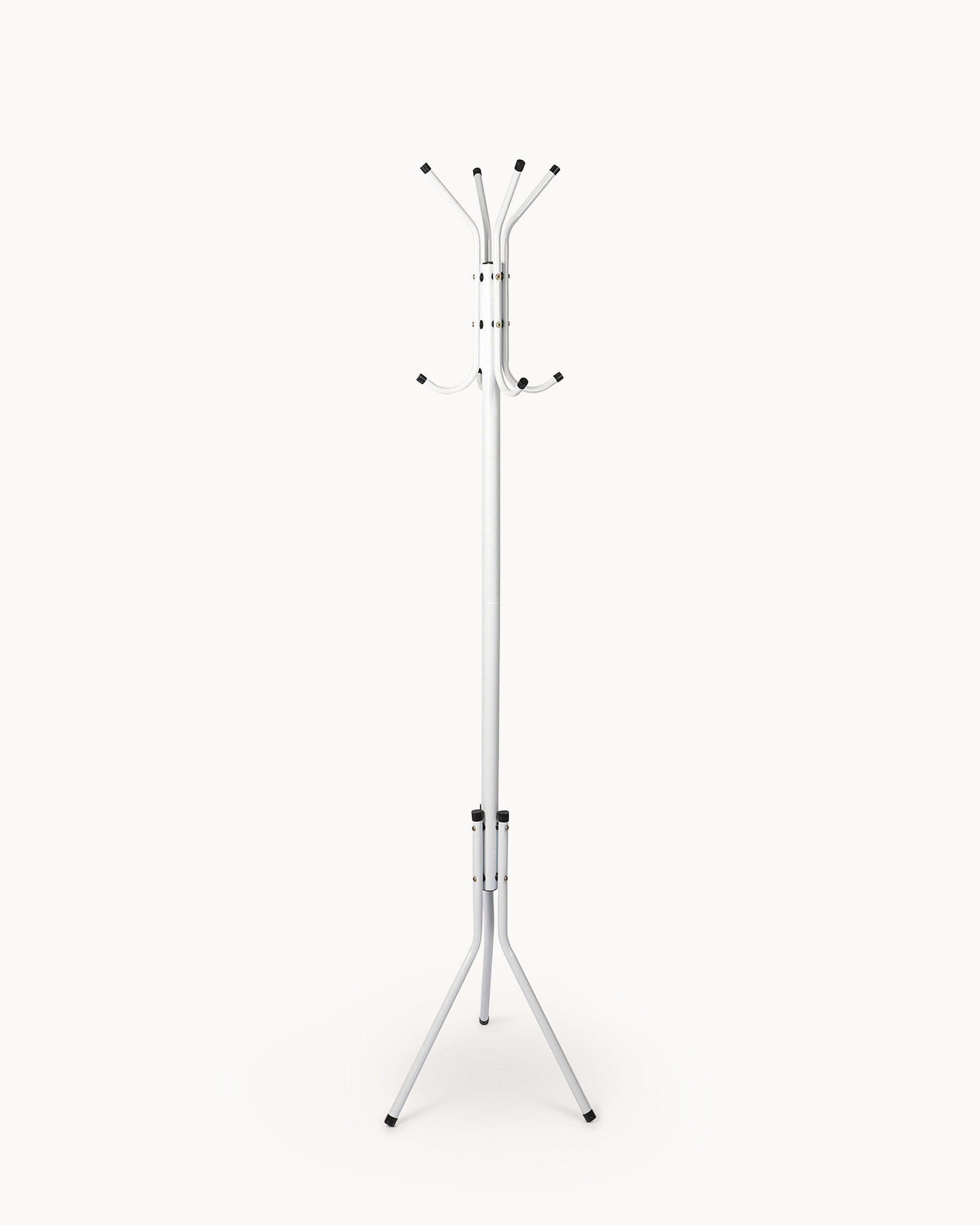 Freestanding coat rack with 8 hooks