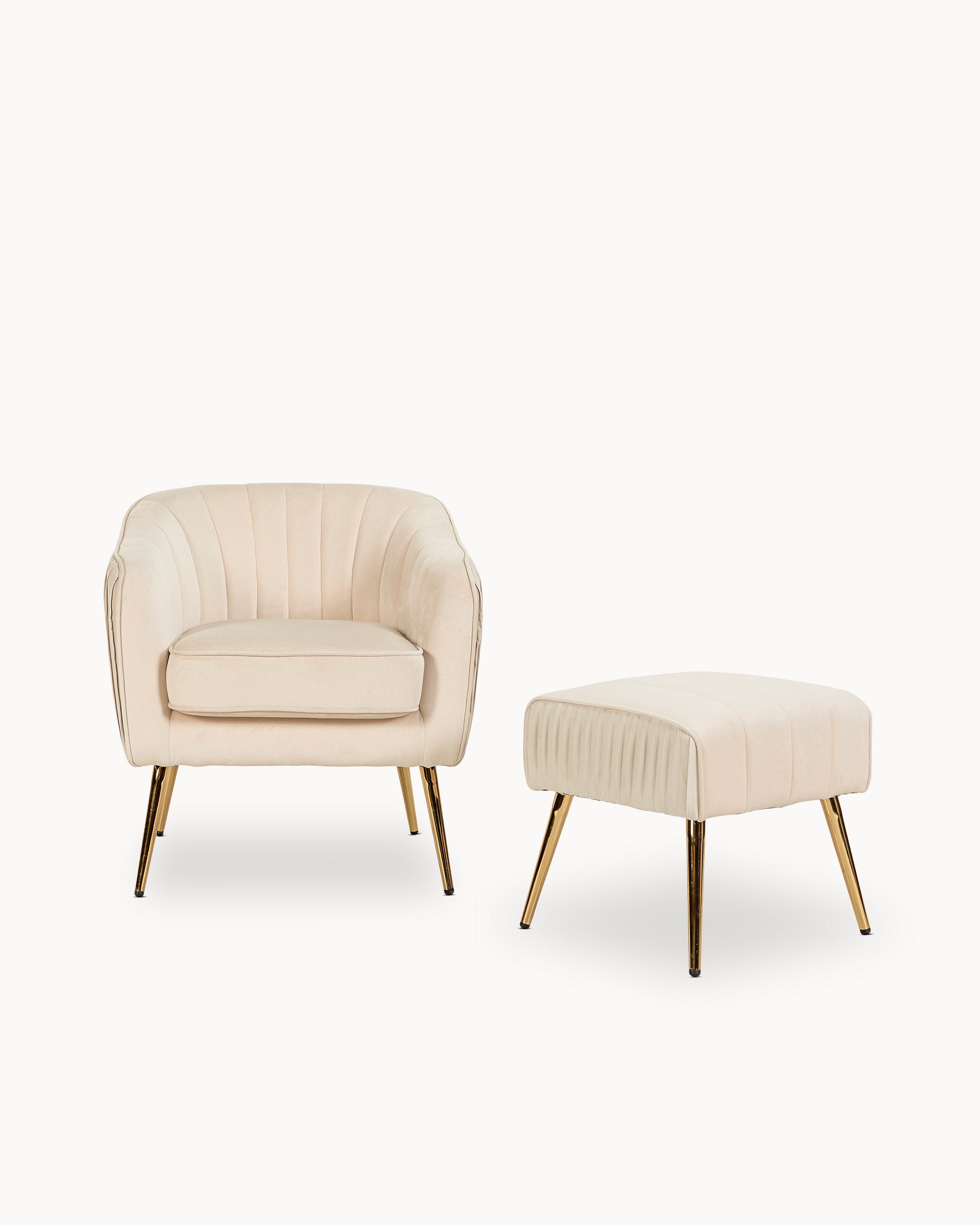 JASON Armchair with footrest