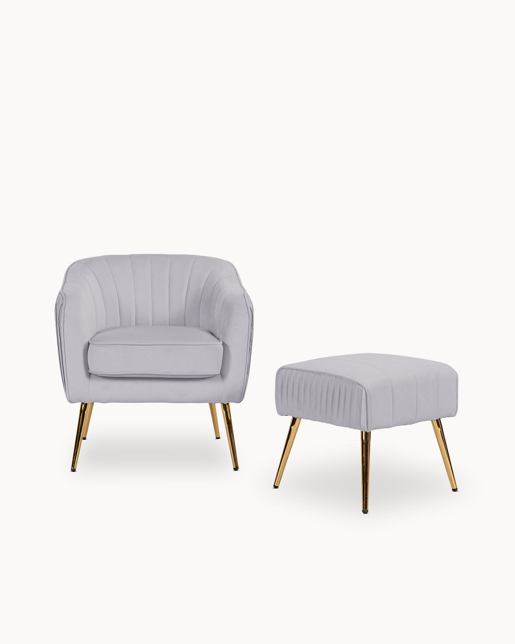 JASON Armchair with footrest