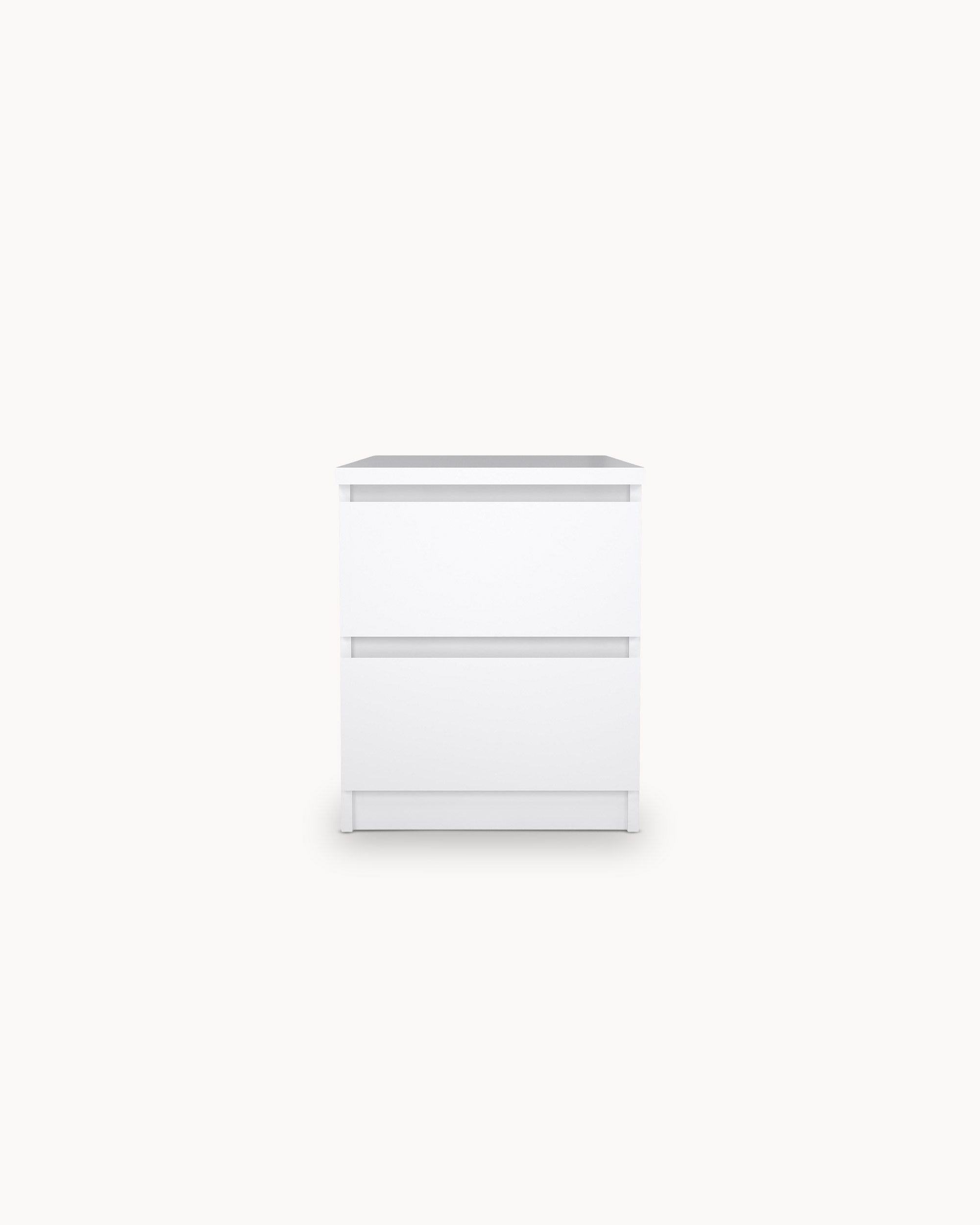 Pack of 2 NEW MATRIX SHINY bedside tables with 2 drawers