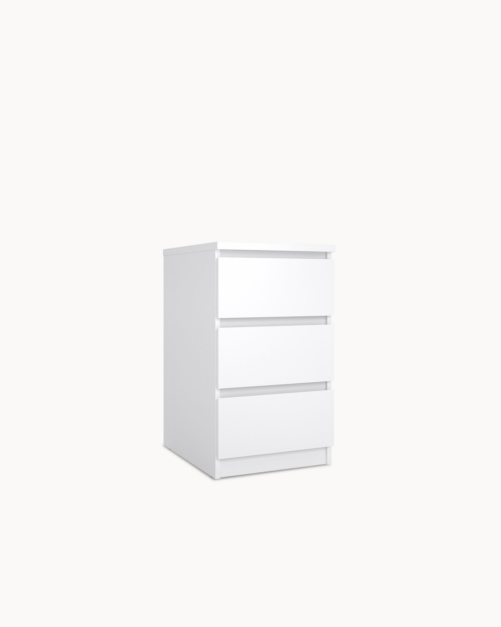 NEW MATRIX SHINY 3-drawer bedside table
