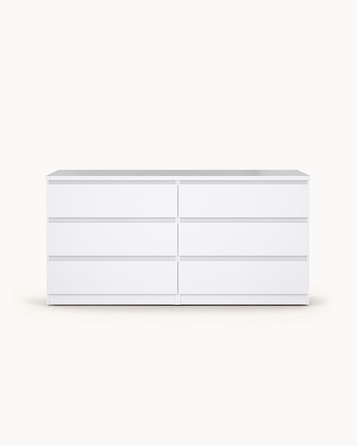 NEW MATRIX SHINY 6-drawer chest of drawers