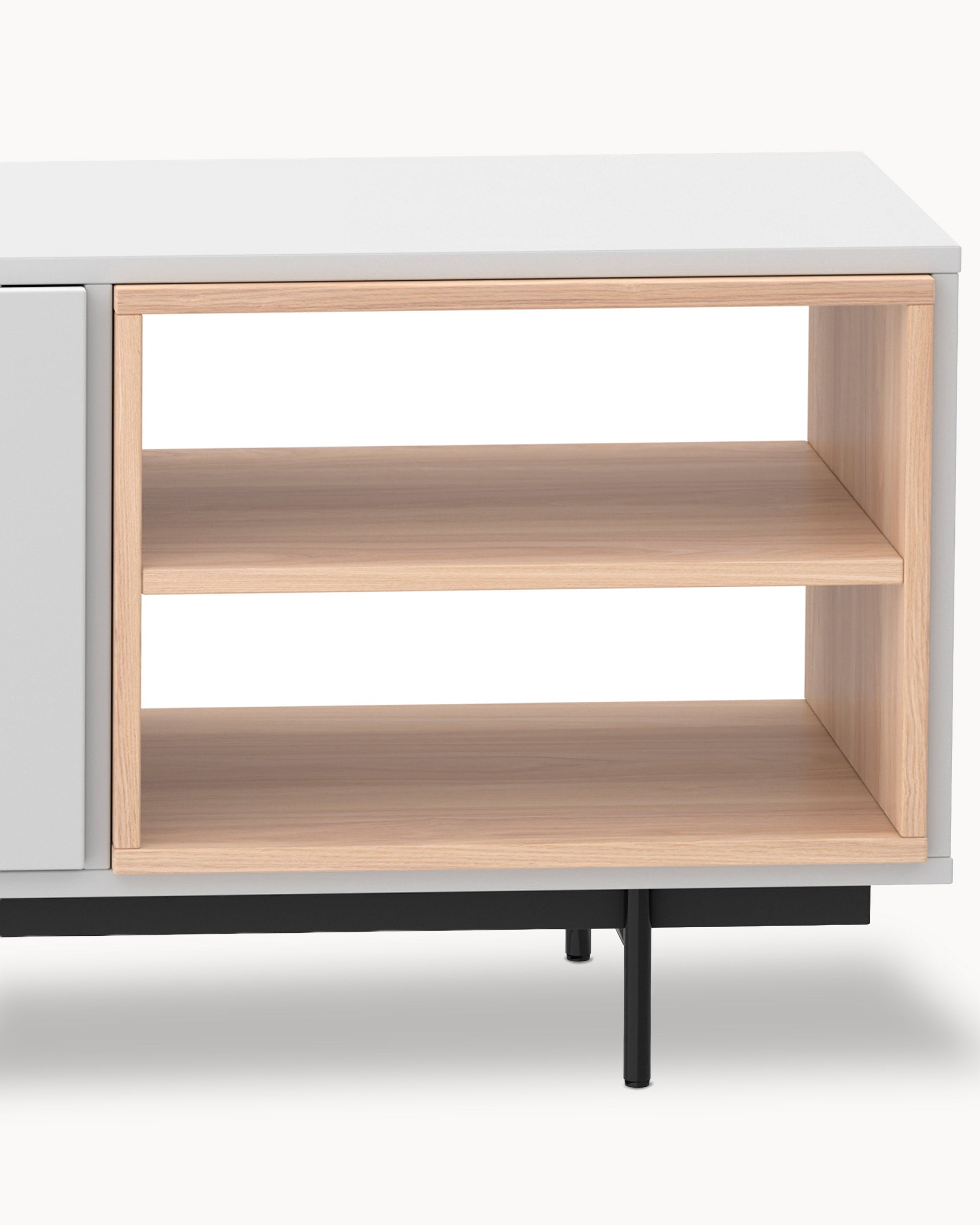 MALMO TV stand with 1 door and 2 drawers
