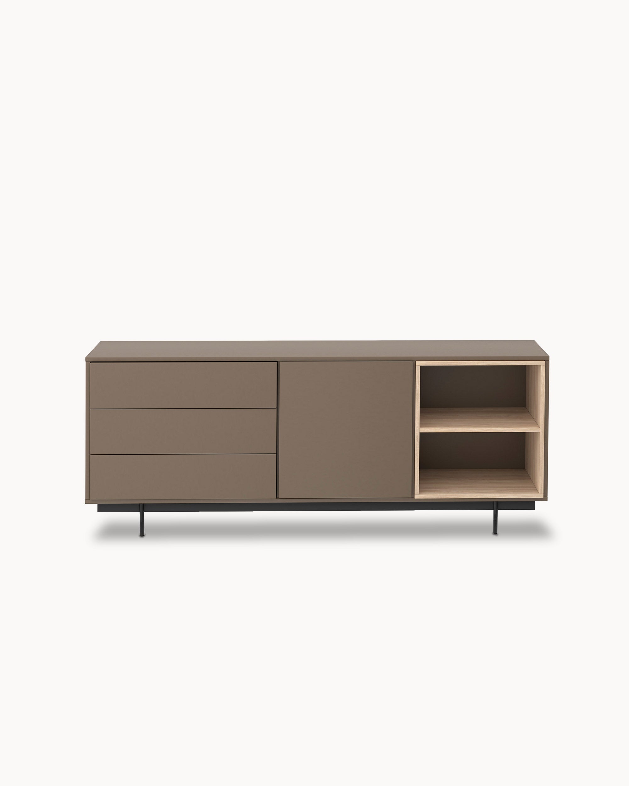 MALMO Sideboard with 1 door and 3 drawers