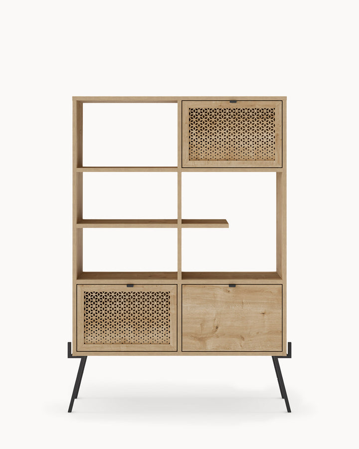 EVAN bookcase with 3 doors