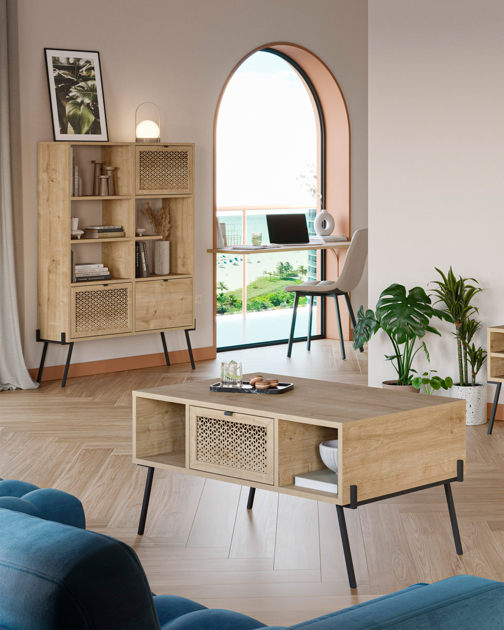 Estante EVAN com 3 portas