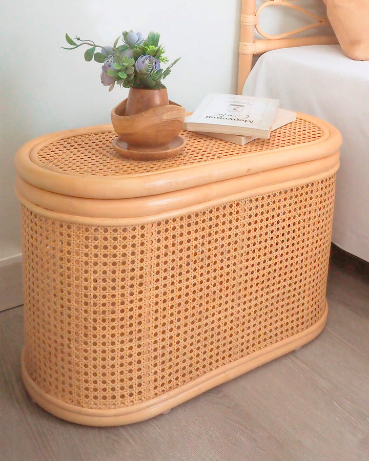 MEILA side table with storage chest