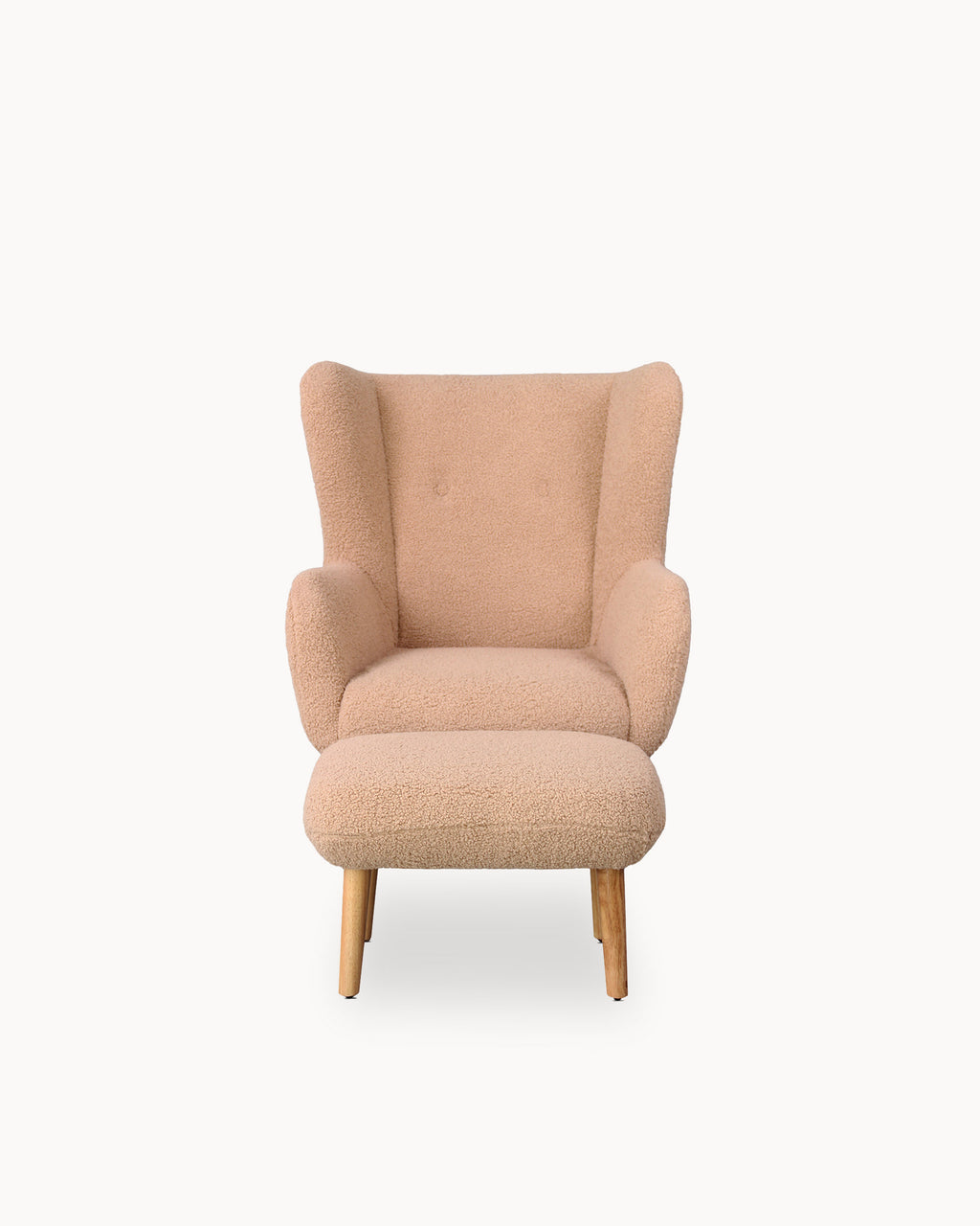 TEDDY armchair with footrest