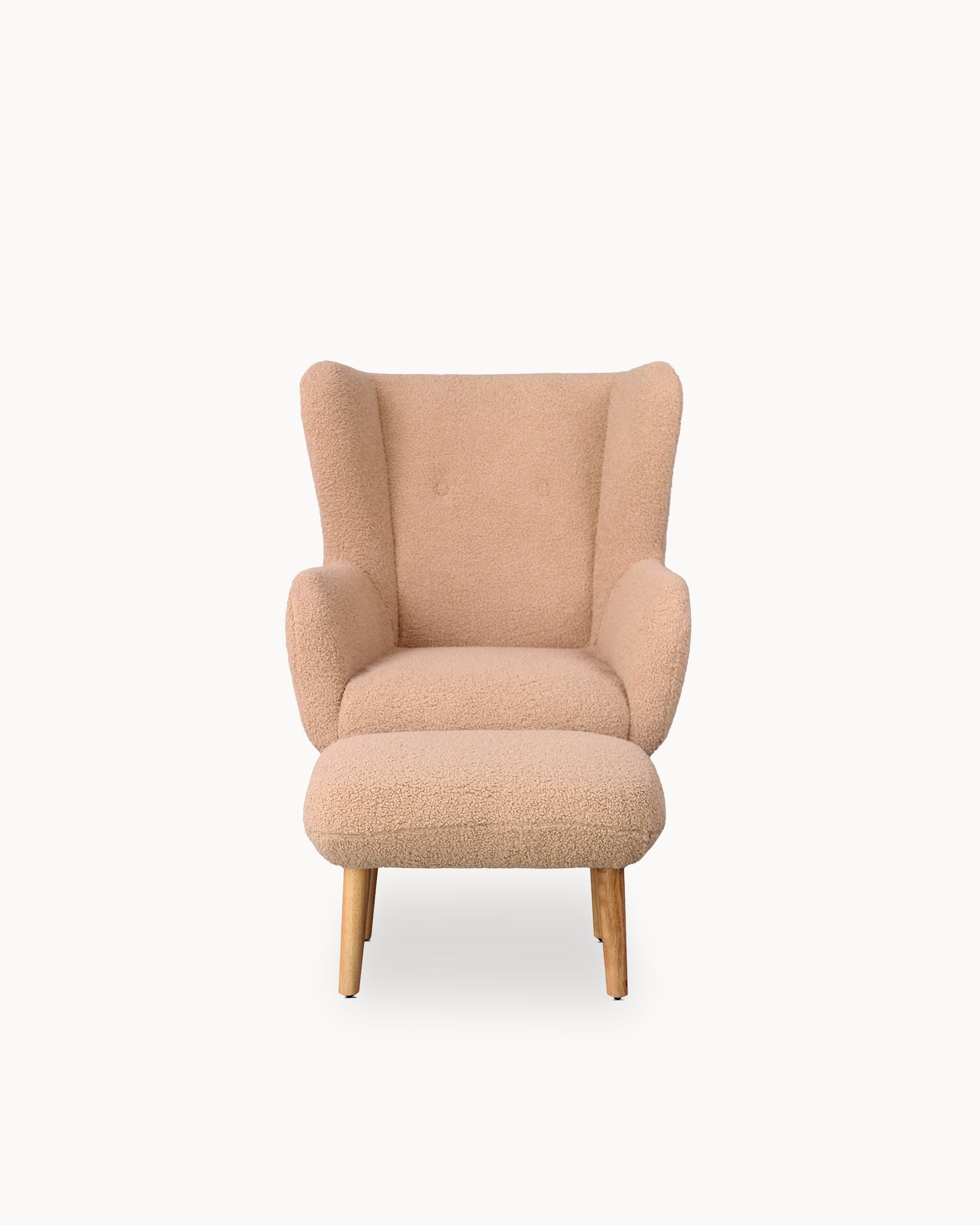 TEDDY armchair with footrest