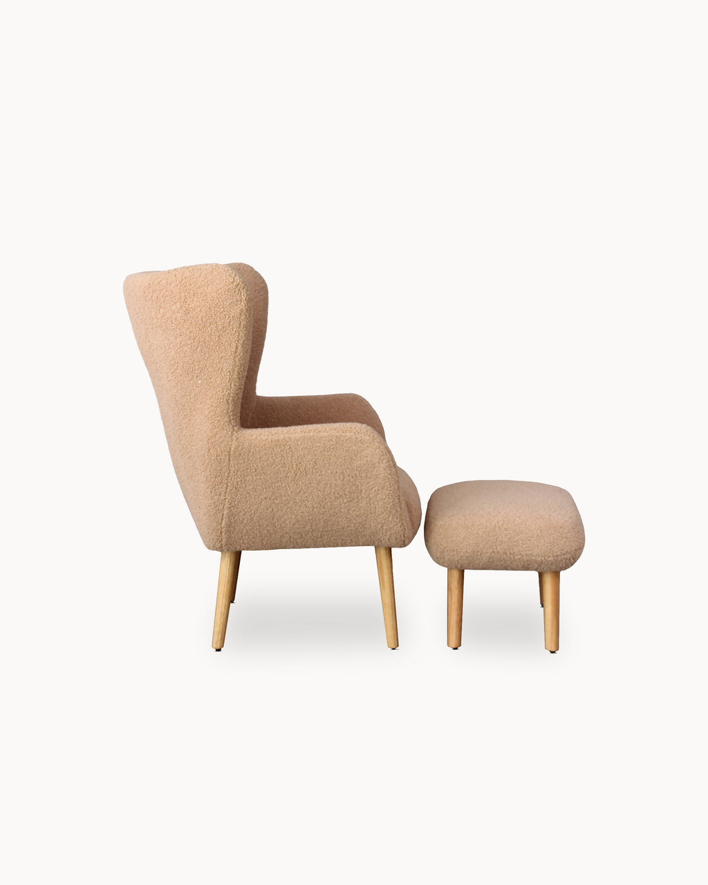 TEDDY armchair with footrest