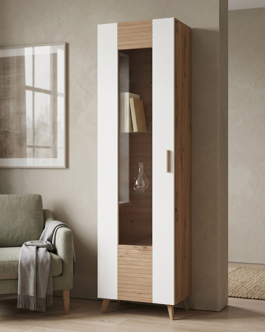 Vitrina BRETAGNA de 1 puerta