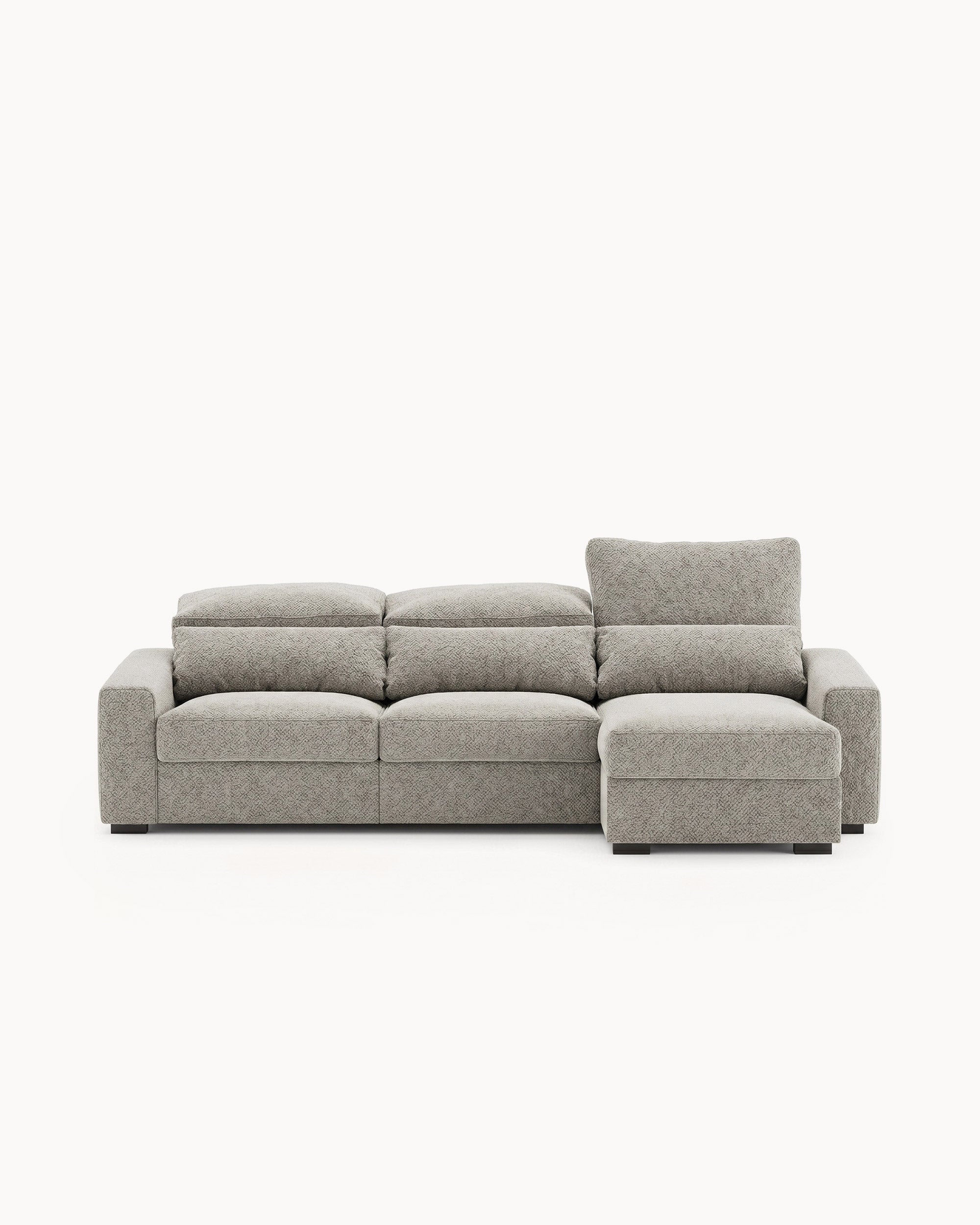 ALABAMA reversible chaise longue sofa with bed and storage box
