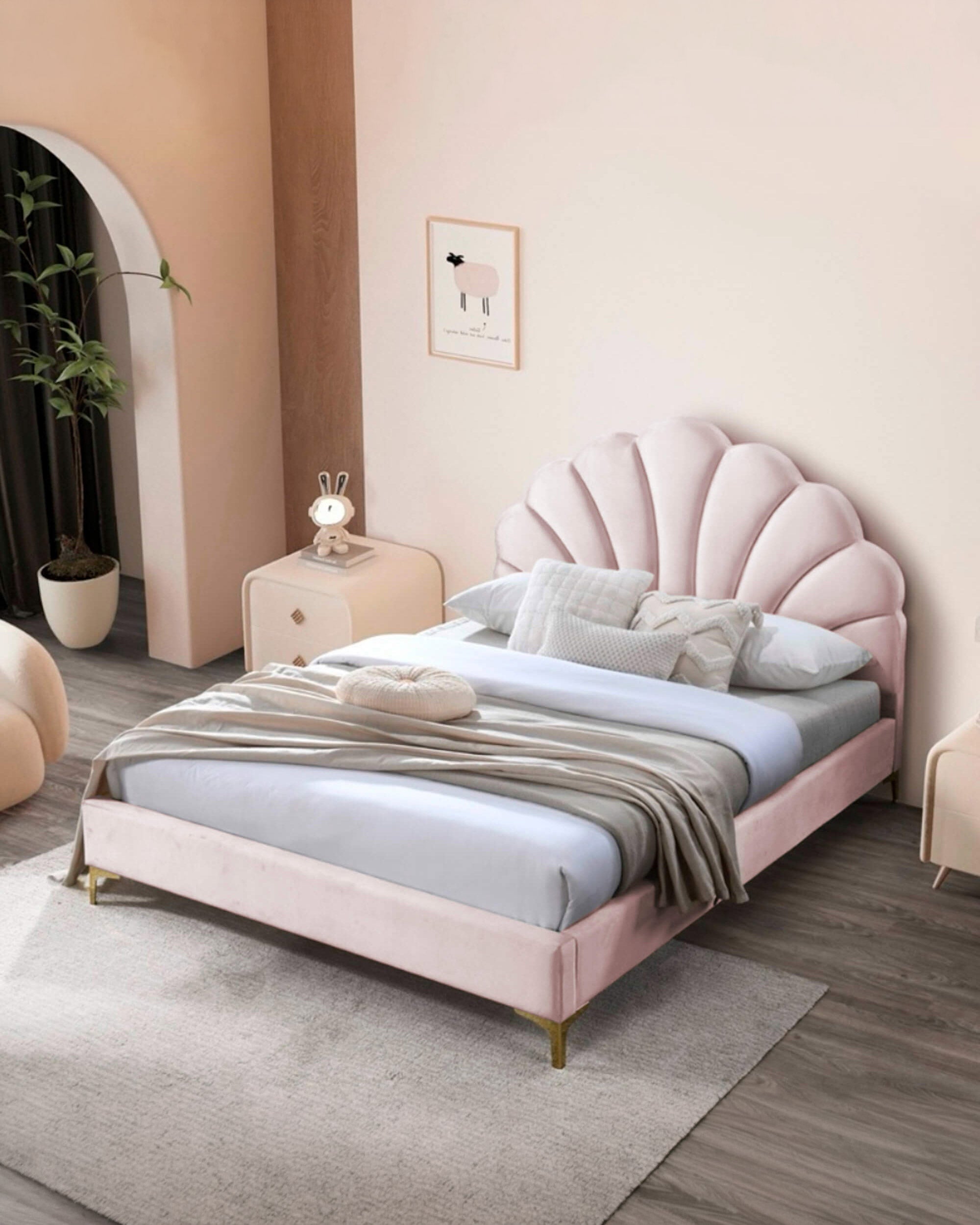 Double bed FLORA