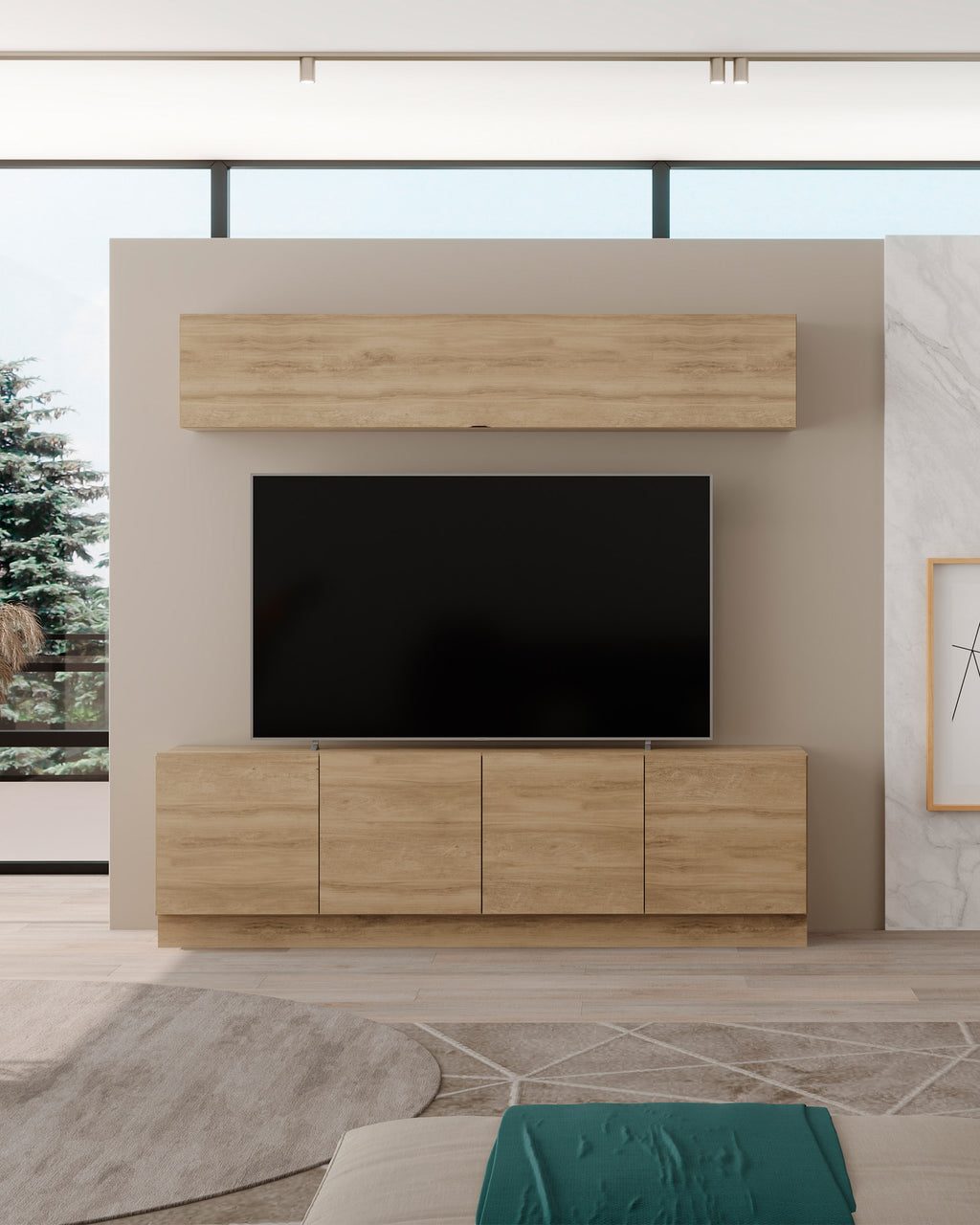 TARANTINO TV cabinet with 4 doors
