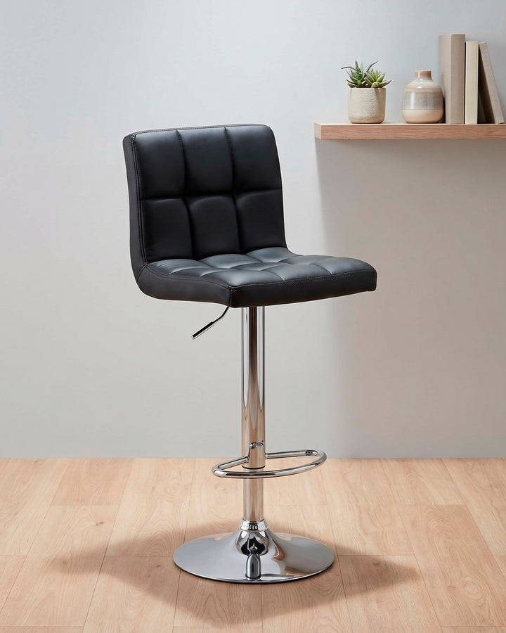 SHELLA swivel bar stool