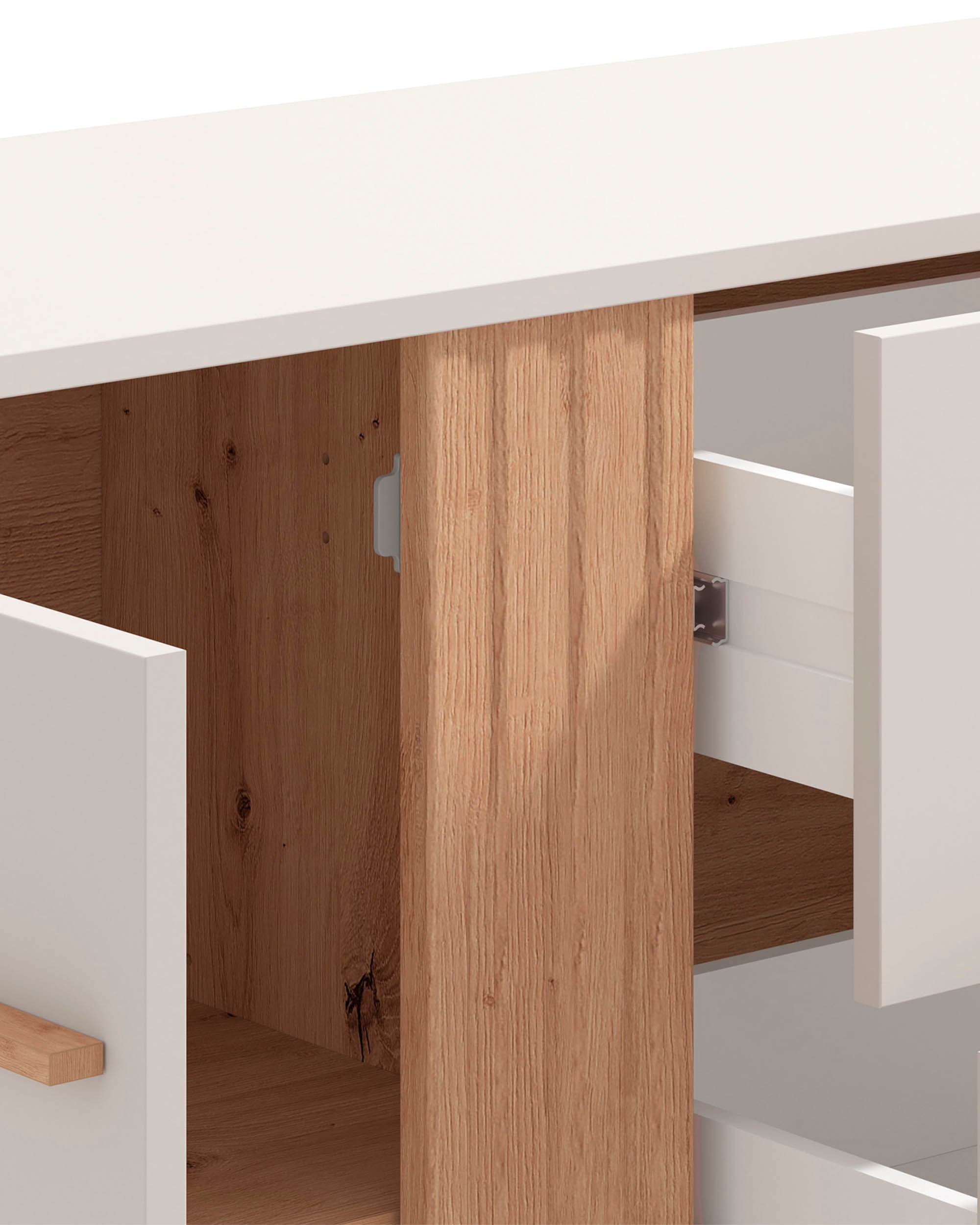Aparador BELFORT com 2 portas e 3 gavetas