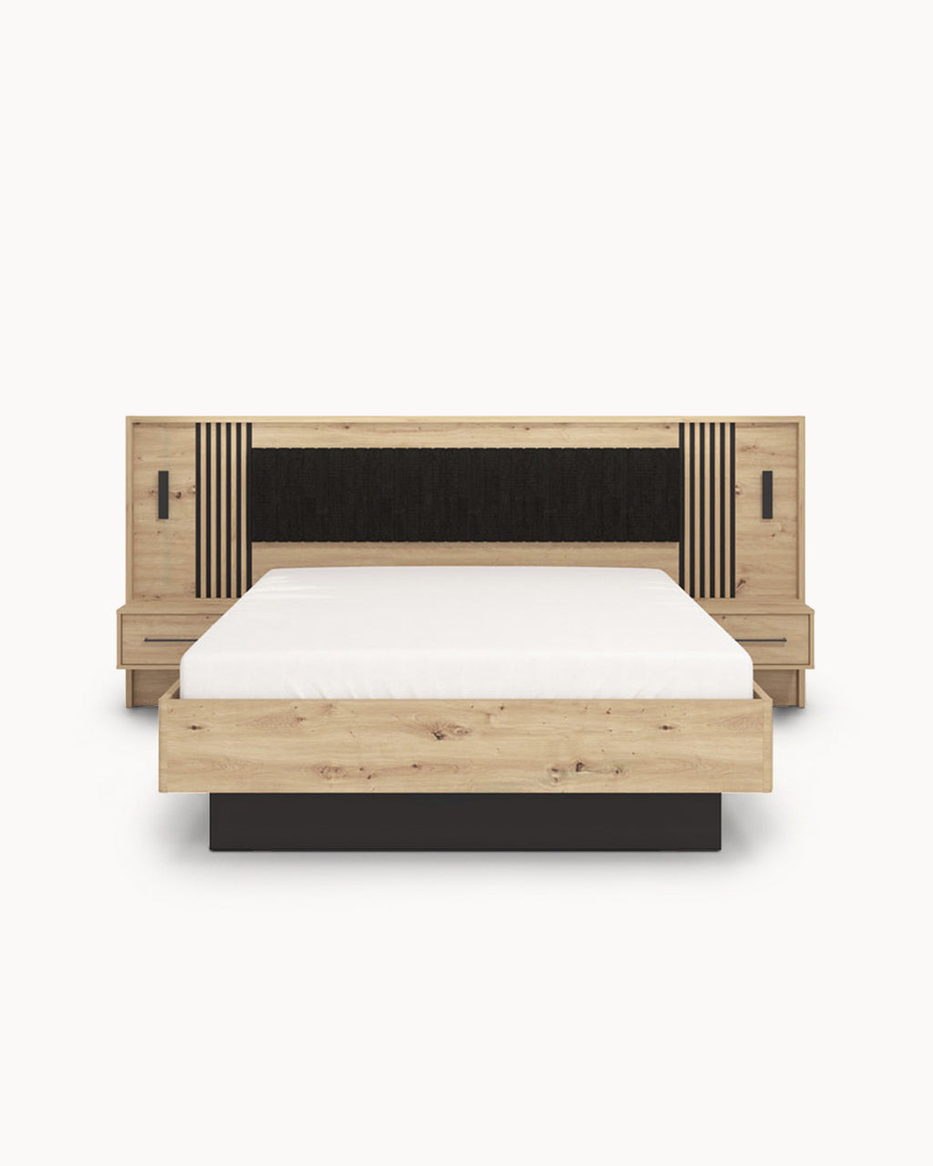 ASCALON double bed with bedside tables