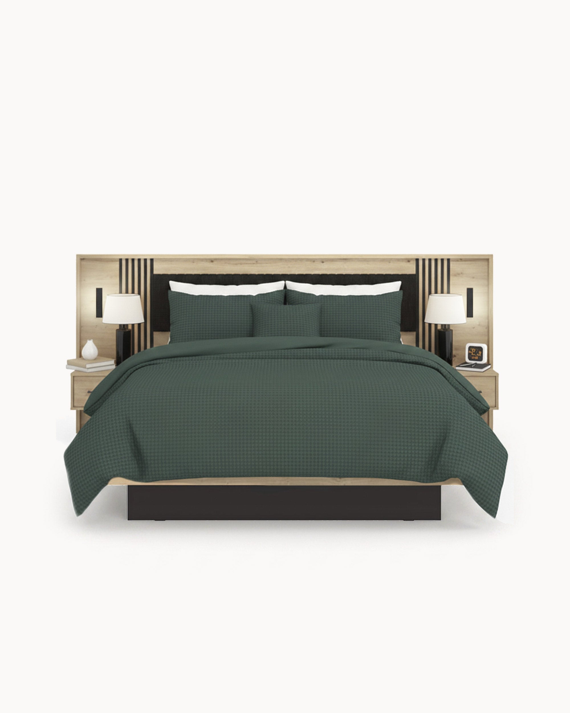 ASCALON double bed with bedside tables