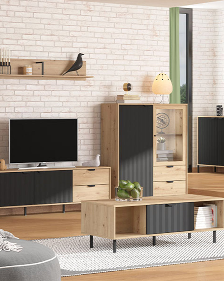 Elemento bar VANDEA com 2 portas e 2 gavetas