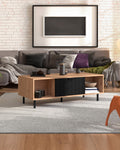 Mesa de centro VANDEA con 2 puertas