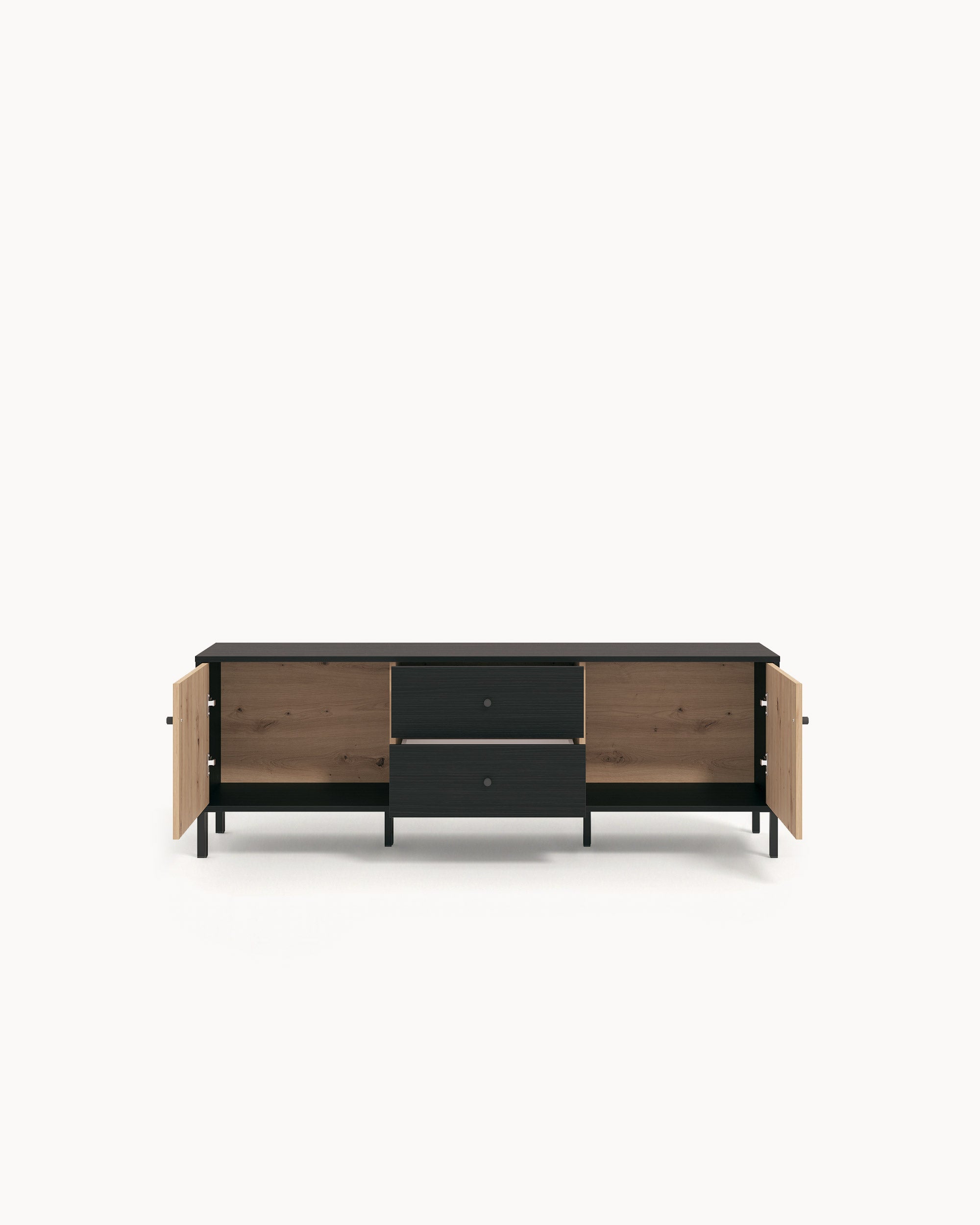 CORREZE TV unit with 2 doors and 2 drawers