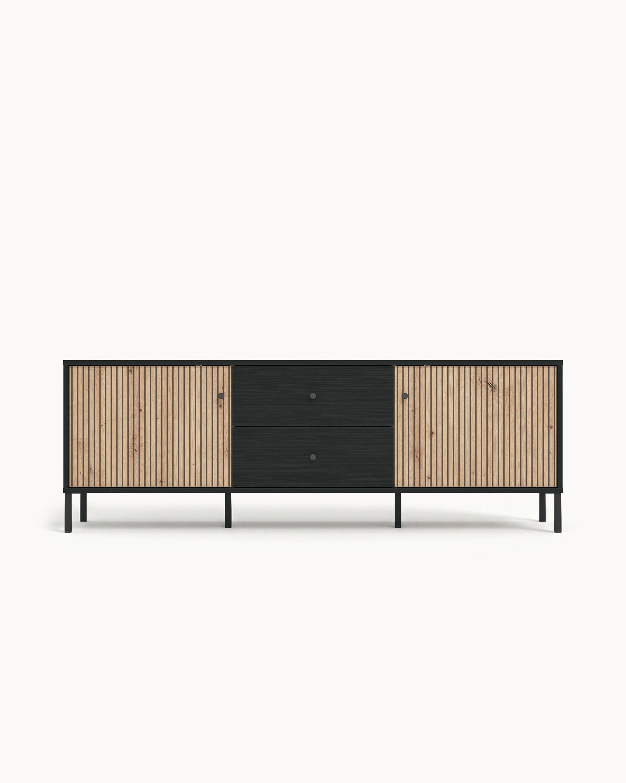 CORREZE TV unit with 2 doors and 2 drawers