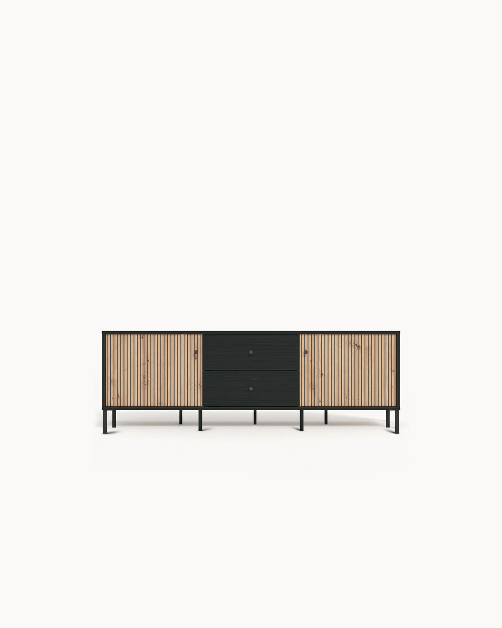 CORREZE TV unit with 2 doors and 2 drawers