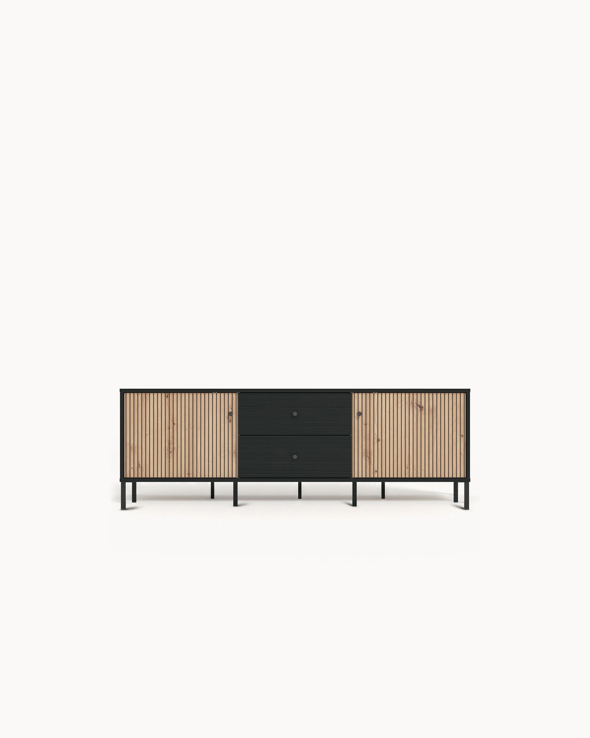CORREZE TV unit with 2 doors and 2 drawers