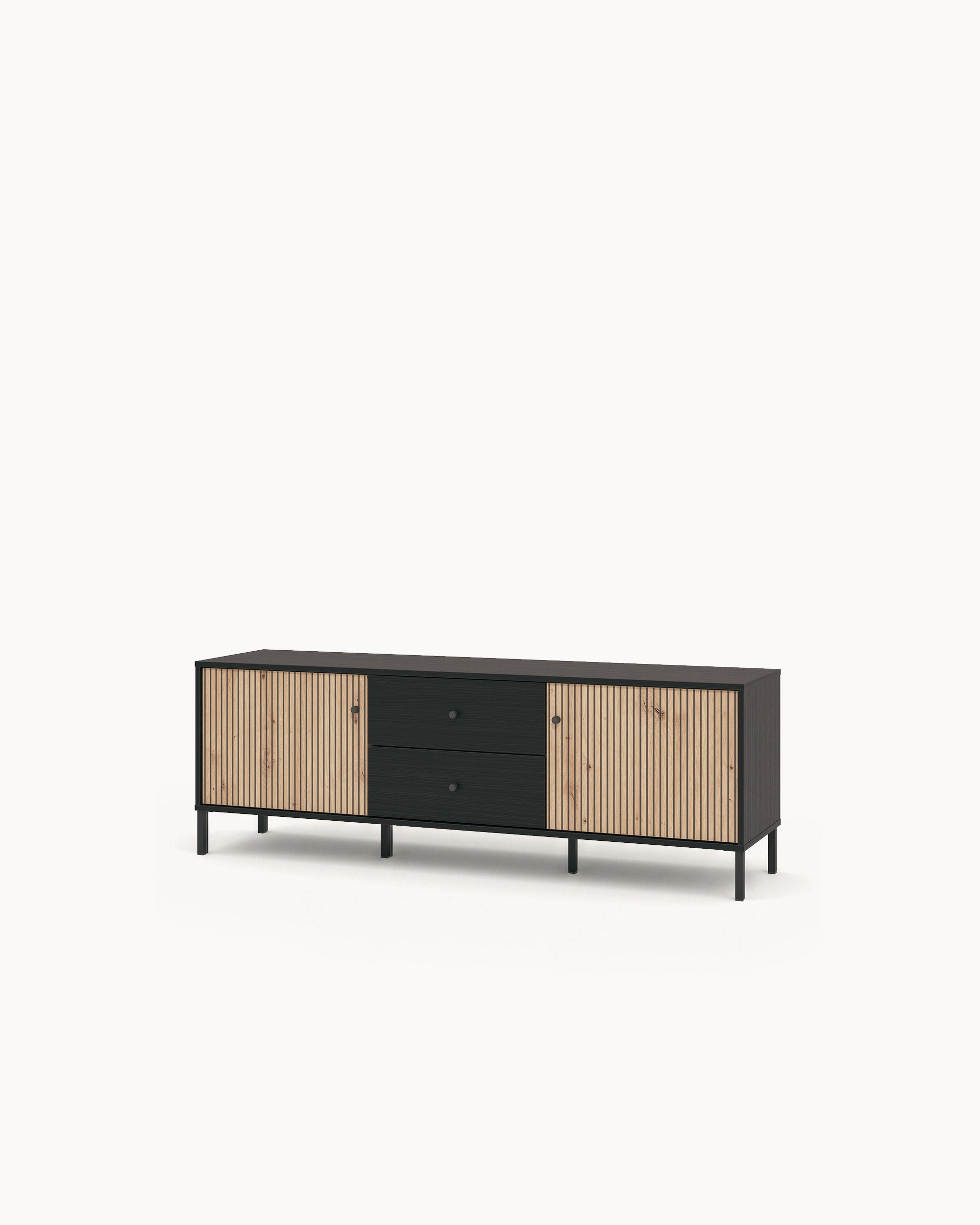CORREZE TV unit with 2 doors and 2 drawers