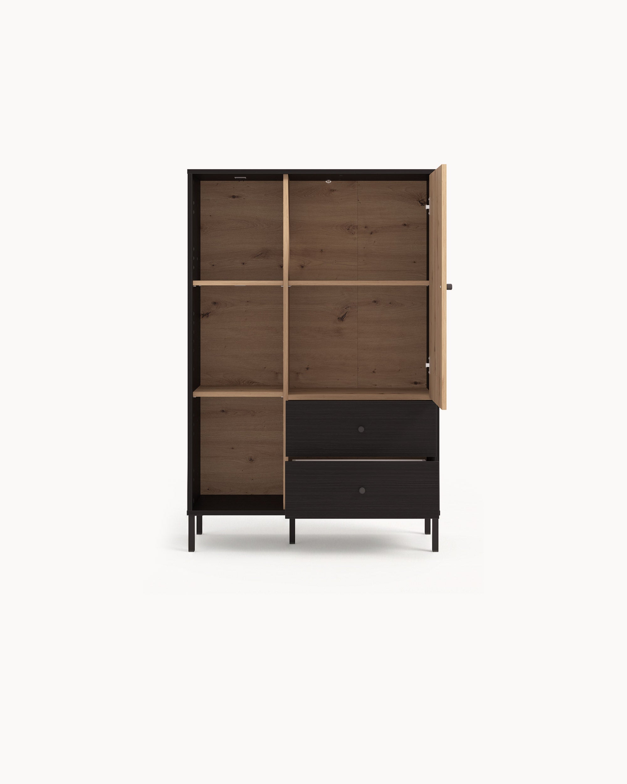 CORREZE bar unit with 1 door and 2 drawers