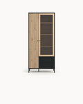 Vitrina CORREZE con 2 puertas y 2 cajones