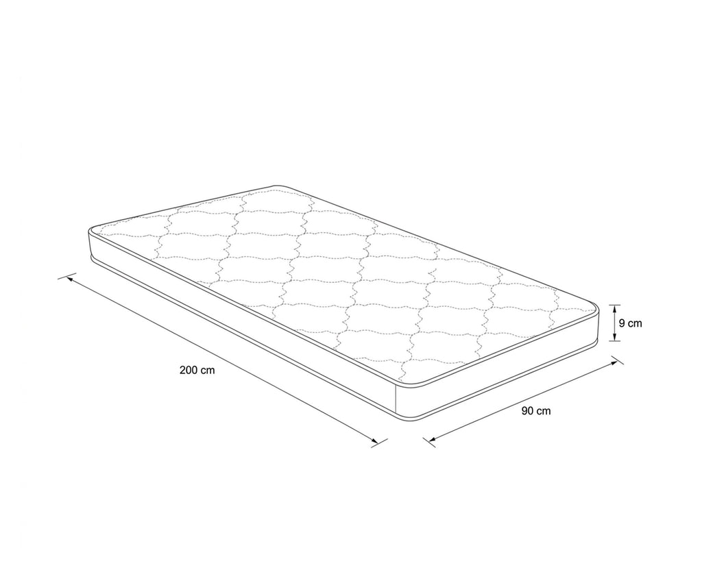 Pack Cama alta infantil SLIDER + colchão KID ROLLER
