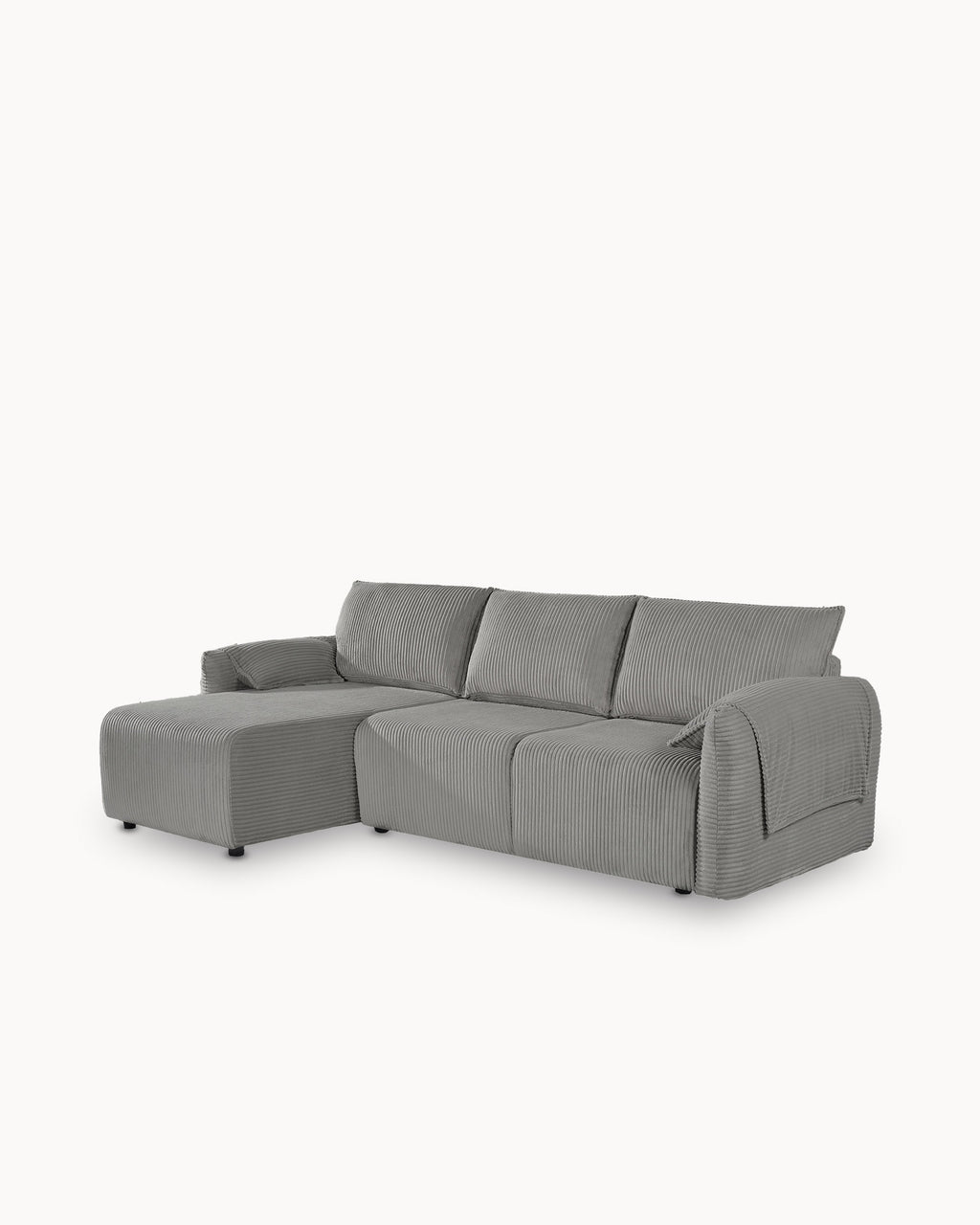 Sofá chaise longue NORMAN com cama e baú