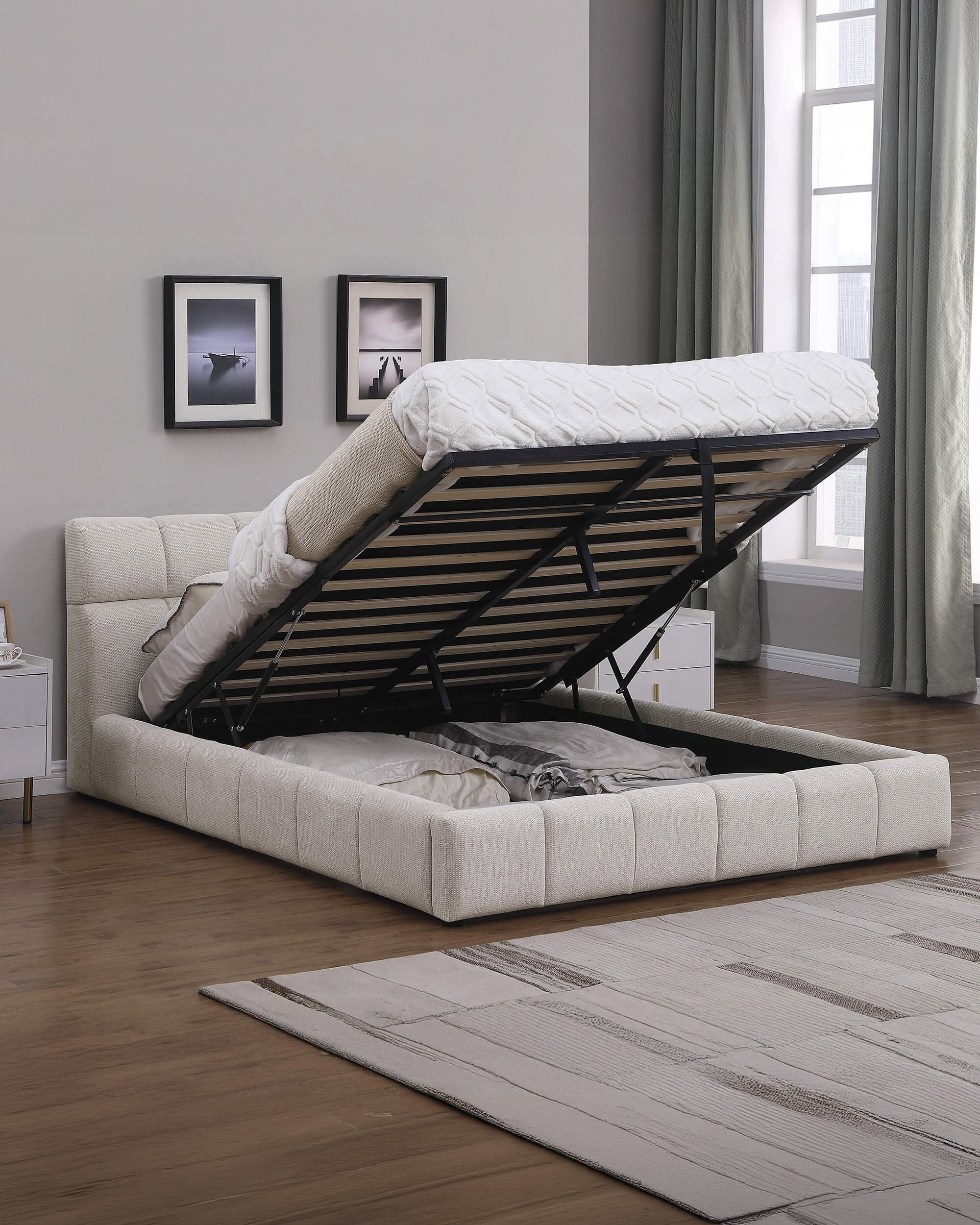 Pack cama de casal elevatória ANJO + Colchão HOMYSLEEP PALACIO COOLER