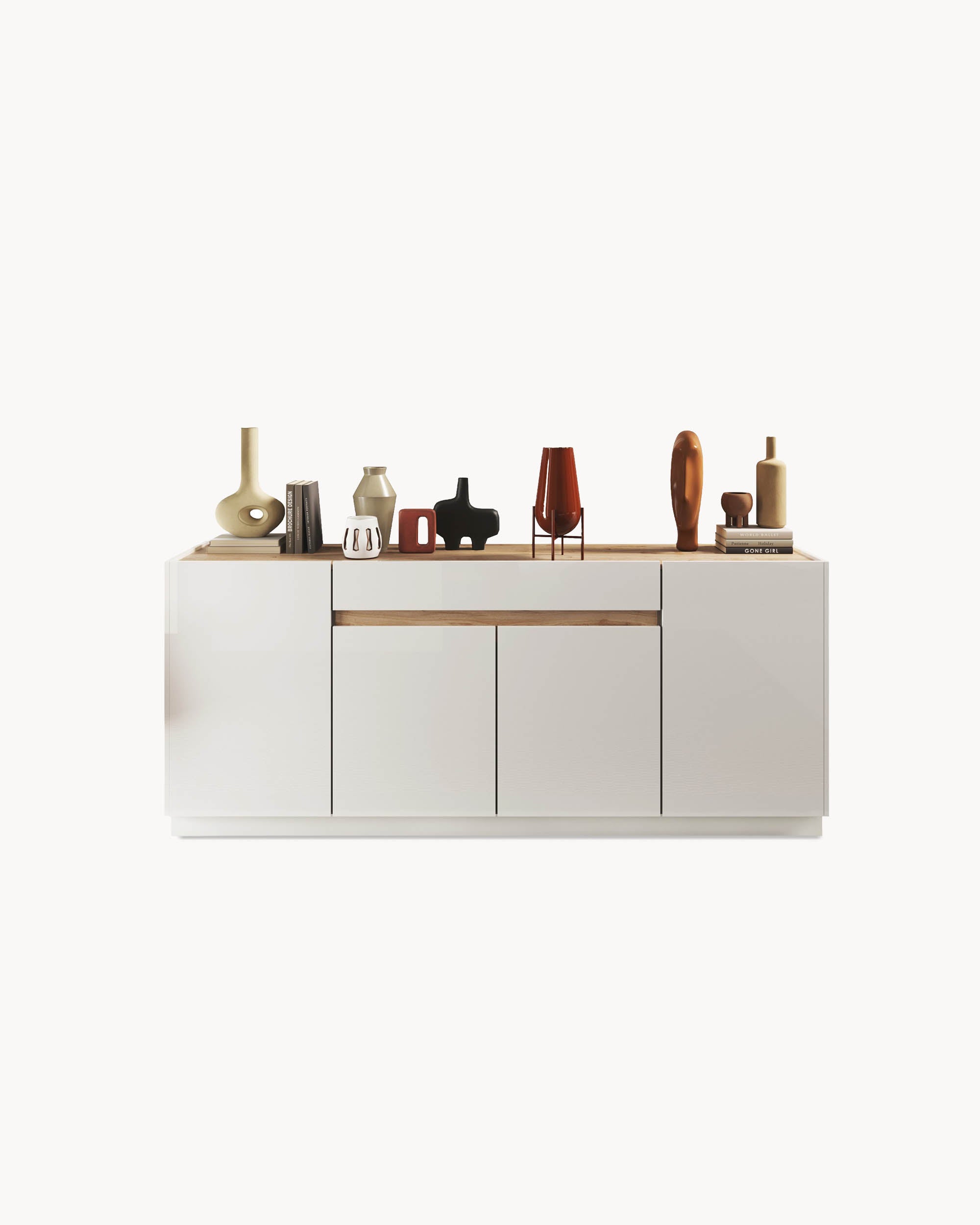 FANTASY Sideboard with 4 doors and 1 drawer