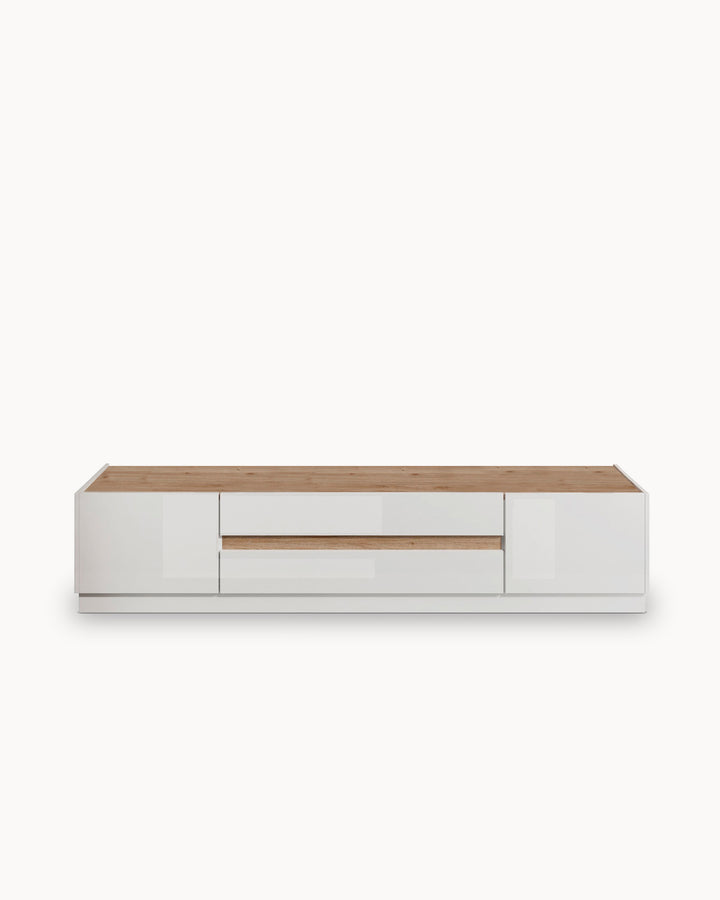 Mueble TV FANTASY con 2 puertas y 2 cajones