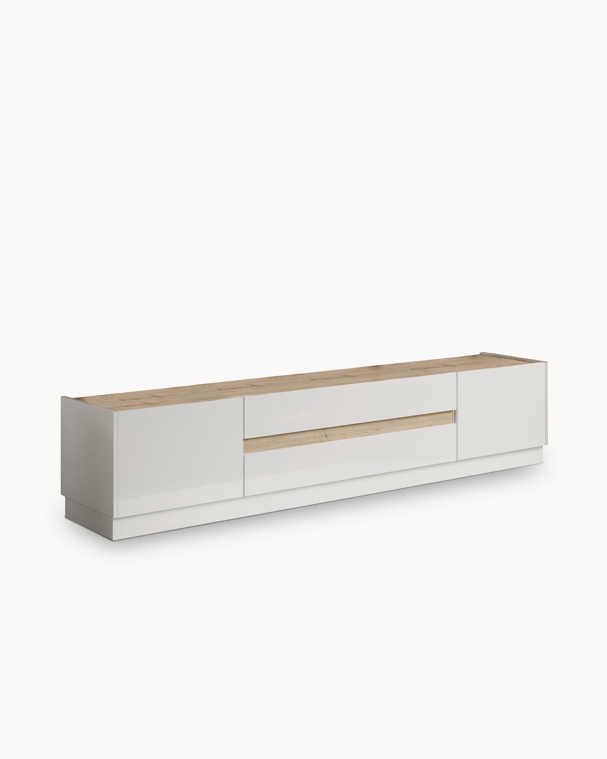 Mueble TV FANTASY con 2 puertas y 2 cajones