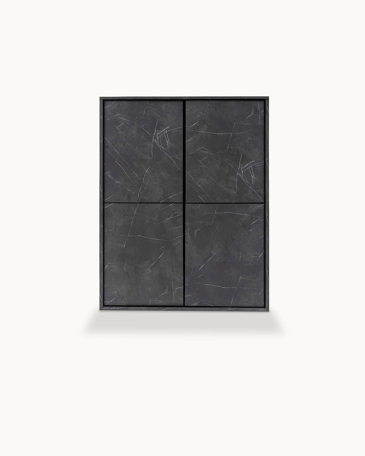 CARRARA bar cabinet with 4 doors
