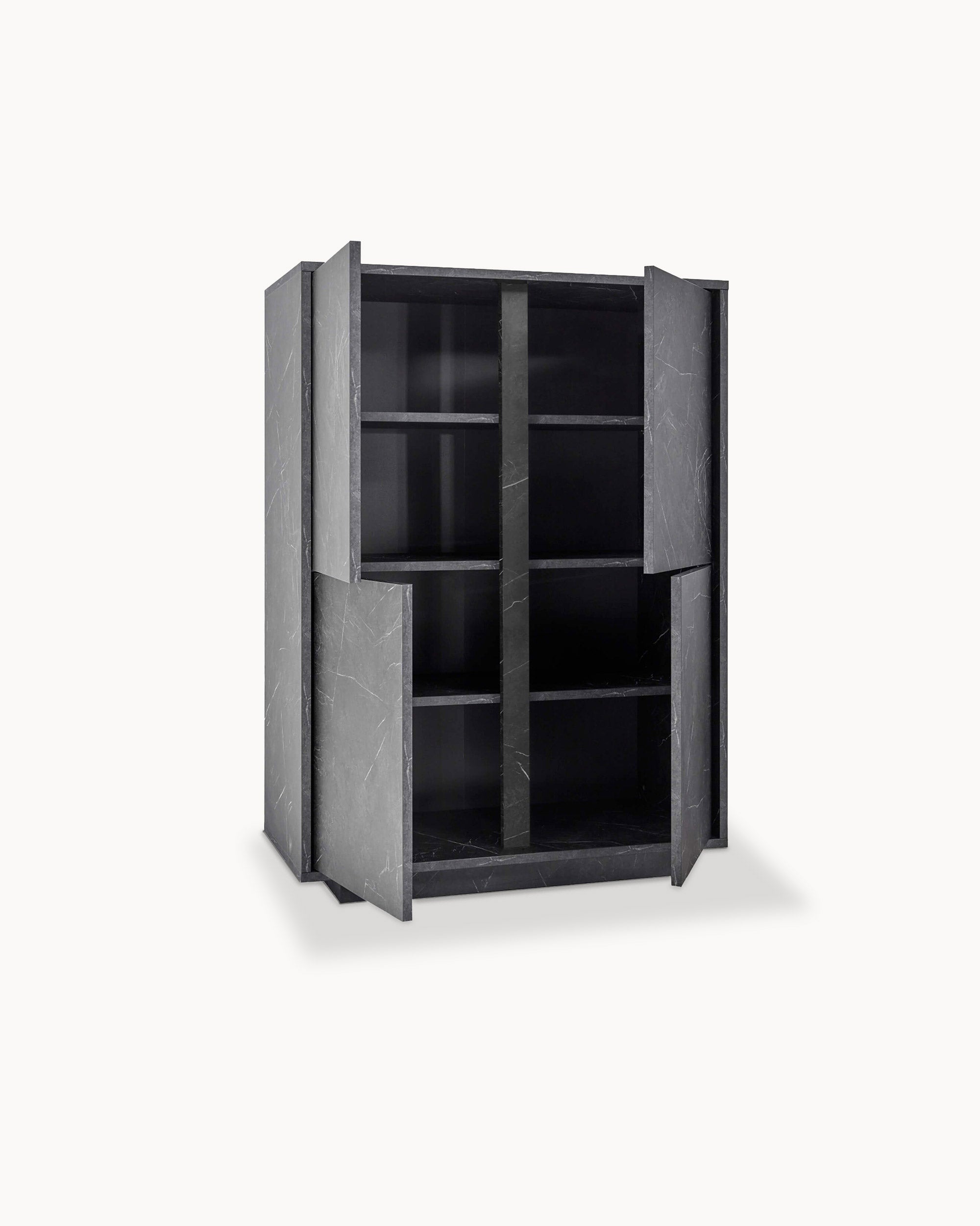 Mueble bar CARRARA con 4 puertas
