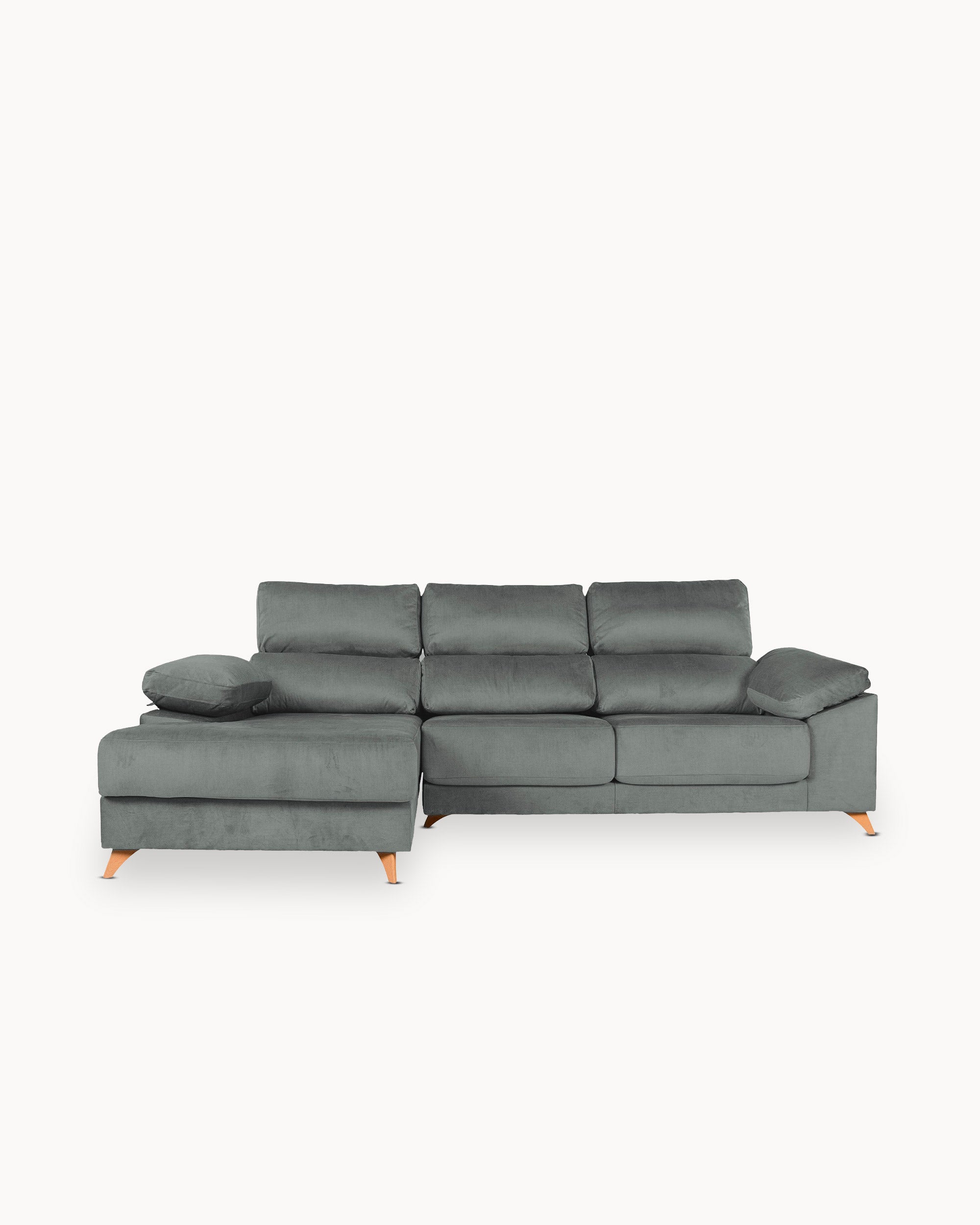 MERIDA chaise longue sofa with storage