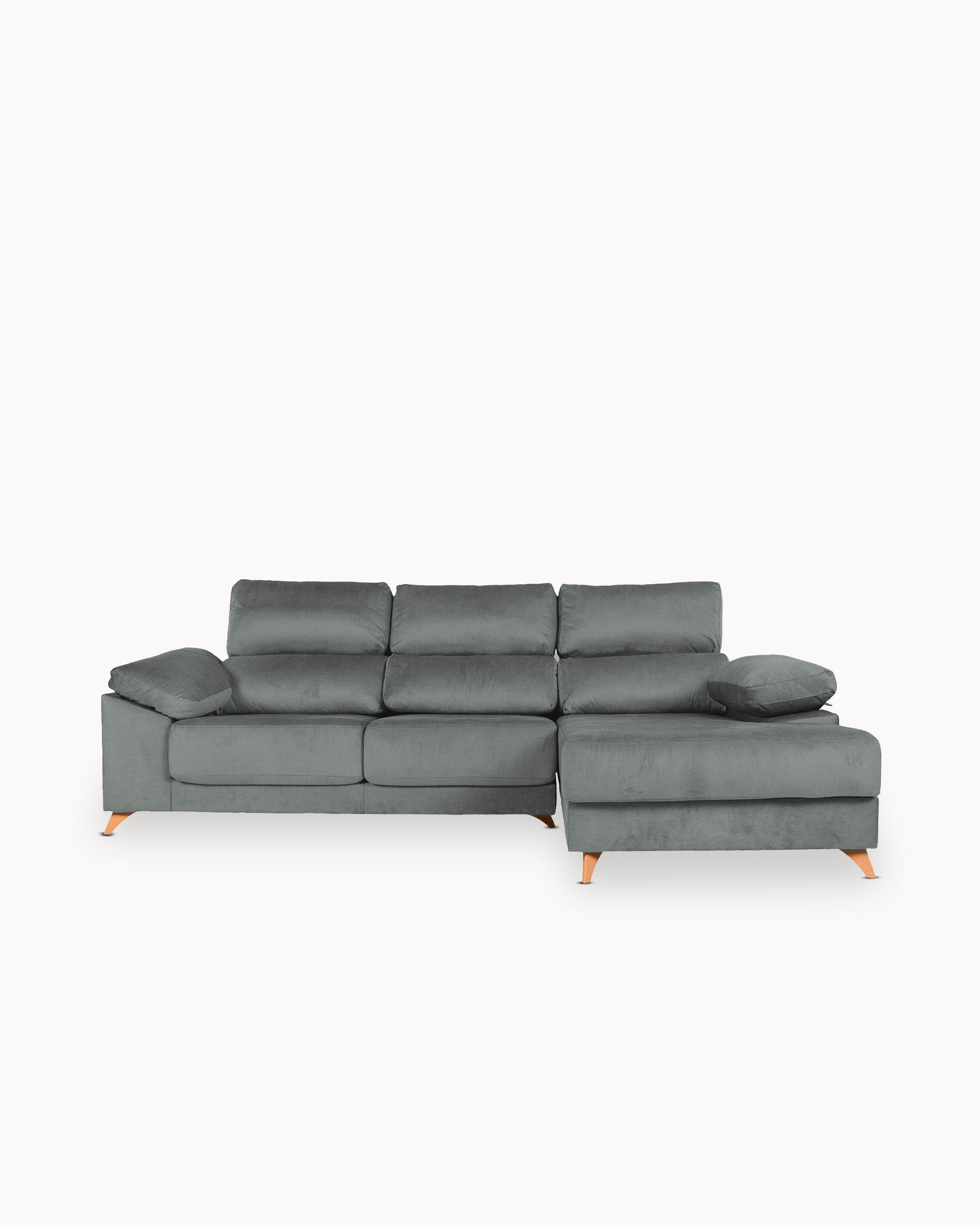 MERIDA chaise longue sofa with storage
