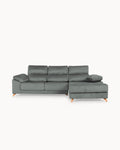 Sofá chaise longue MERIDA com baú