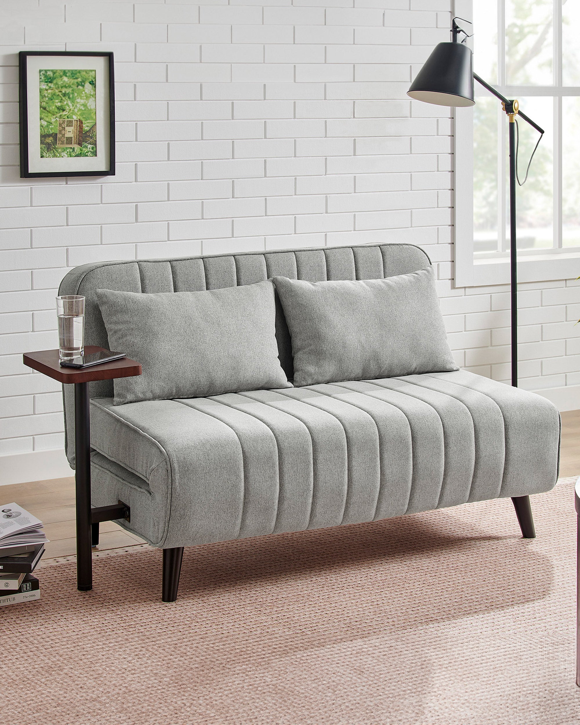 MYLLA sofa bed with side table