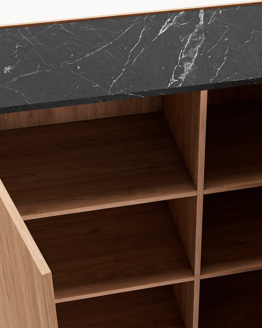 BARNA tall sideboard with 2 doors