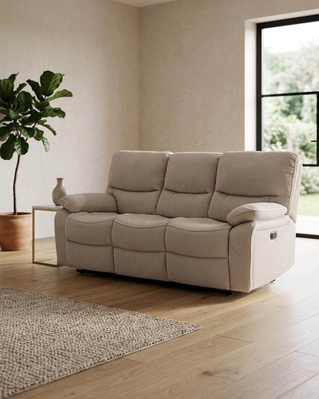 PALMO 3-seater electric reclining sofa